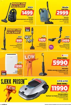 Forhåndsvisning av Power kundeavis gyldig fra 06/07/2026 | Side: 20 | Produkter: Robotgressklipper, Persienn, Støvsuger