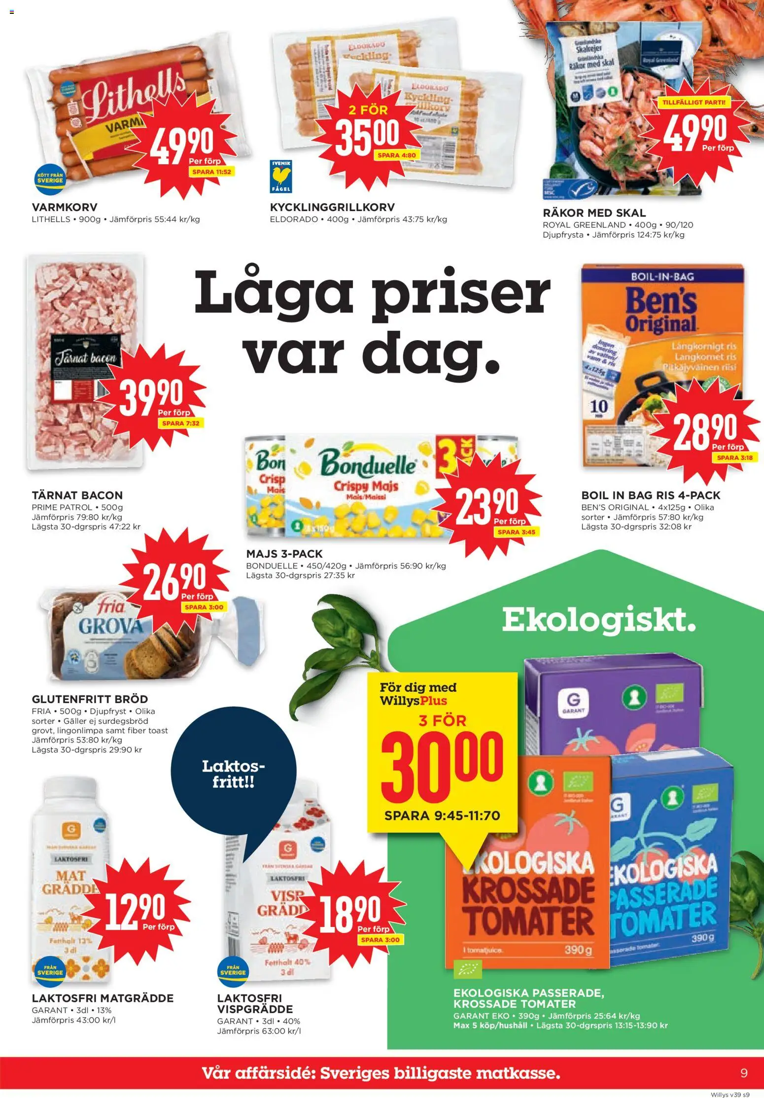 Willys reklamblad aktuell från 21/09/2026 | Sida: 9