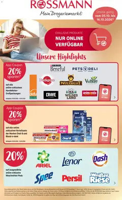 Rossmann Onlineprospekt ab 05.10.2026 gültig