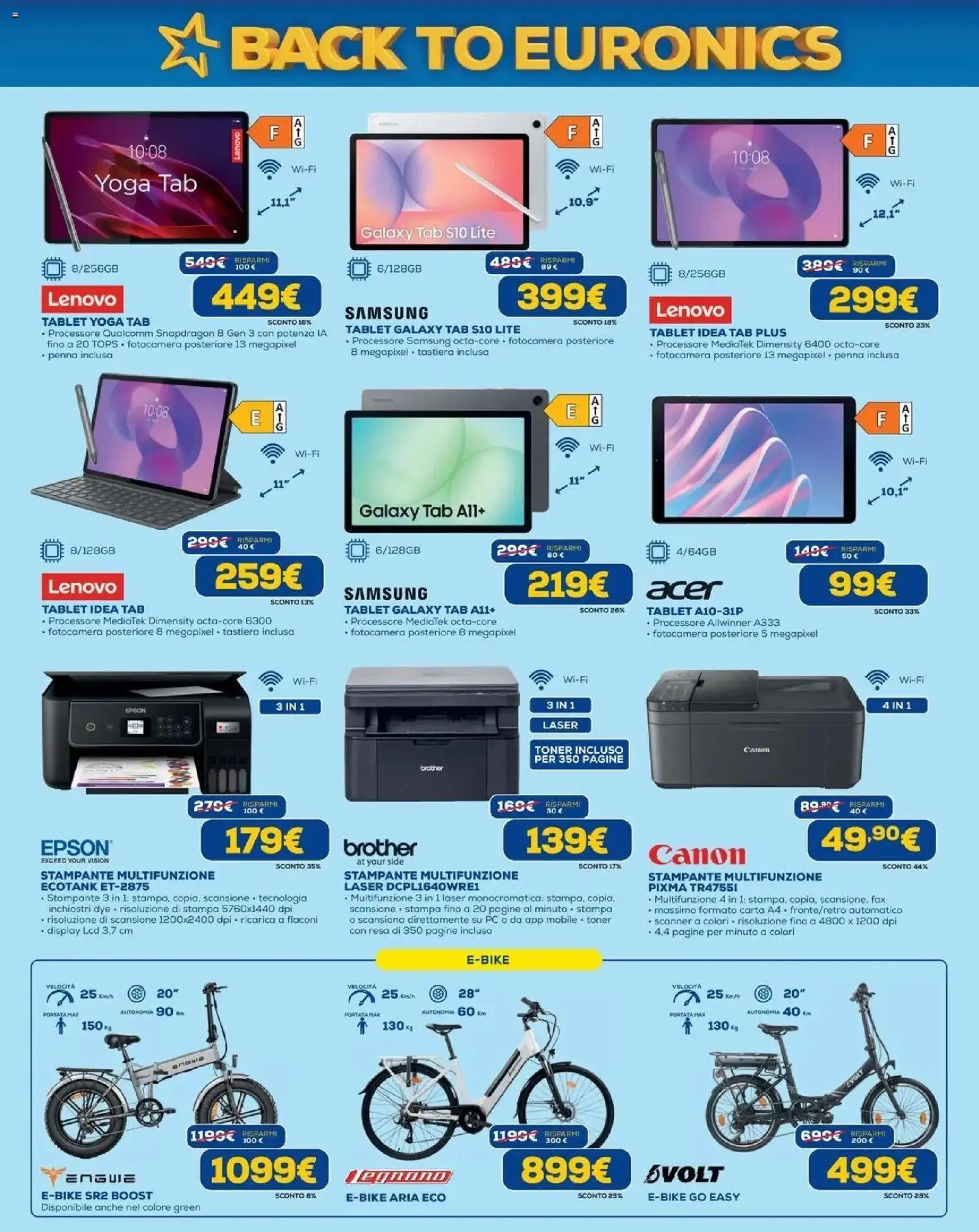 Nuovo Euronics volantino Torino dal 20/08/2026 > offerte anteprima 🛍️ | Pagina: 8 | Prodotti: PC, Toner, Stampa, Carta A4