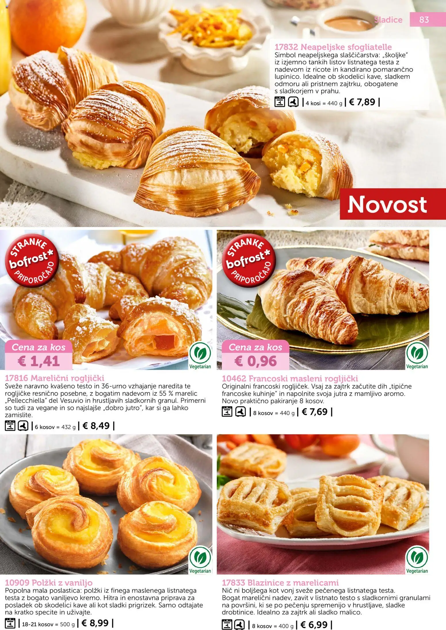 Novi Bofrost katalog ponudbe – veljaven od 01.10.2026 | Stran: 81 | Izdelki: Rogljički, Kos