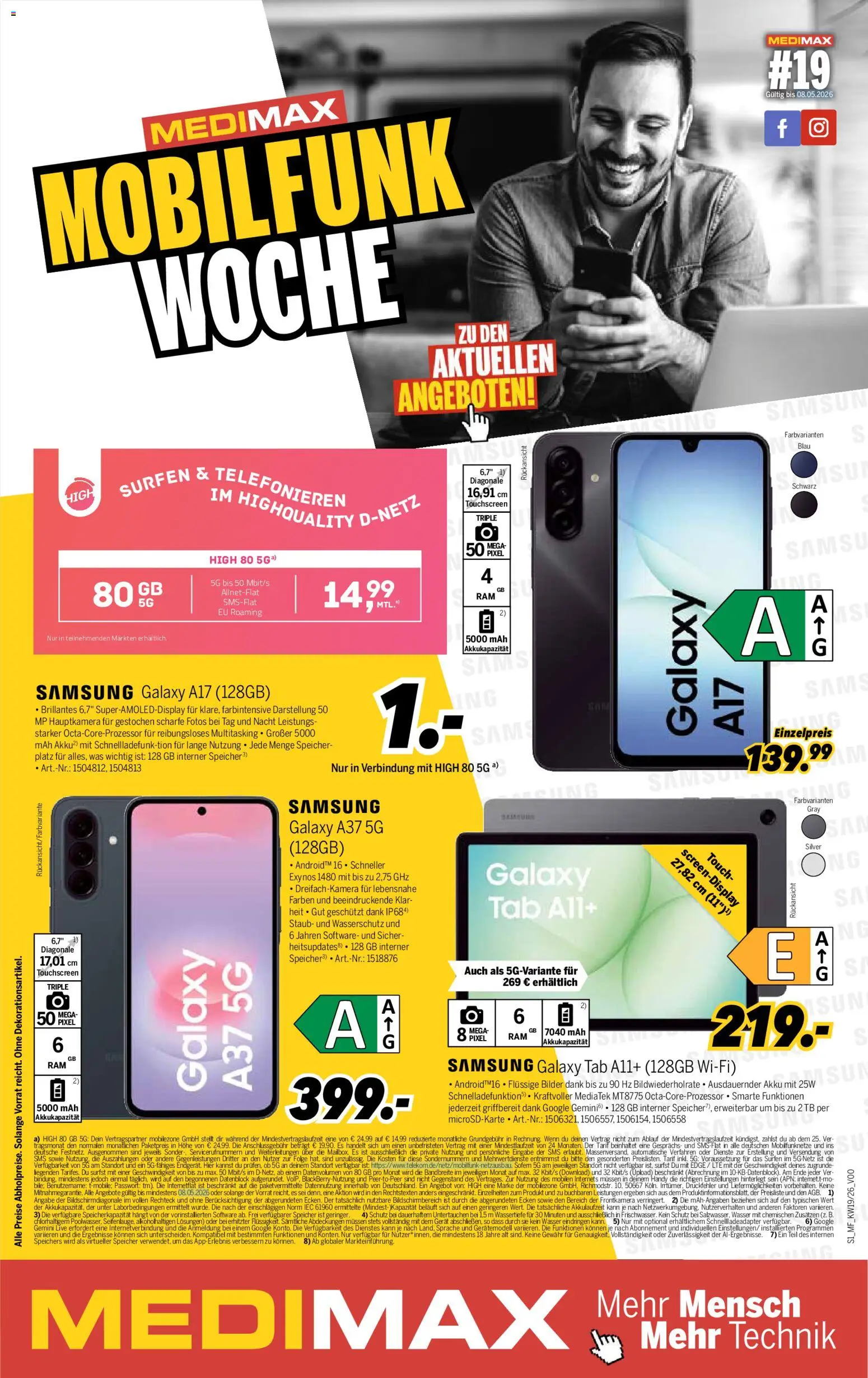 Medimax Prospekt 	 – gültig ab 02.05.2026 | Seite: 1 | Produkte: Samsung, Bilder, Wasser