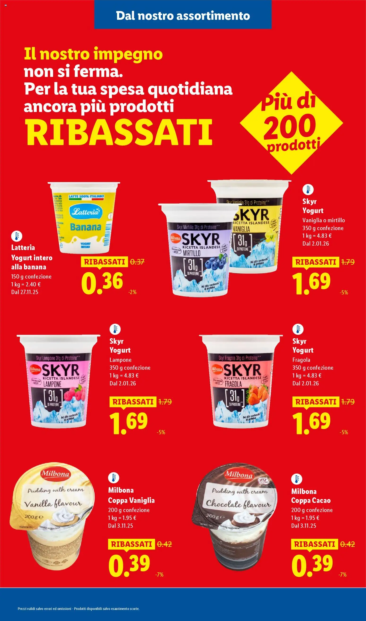 Volantino Lidl del 08/01/2026 | Pagina: 19 | Prodotti: Vaniglia, Yogurt, Lampone, Cacao