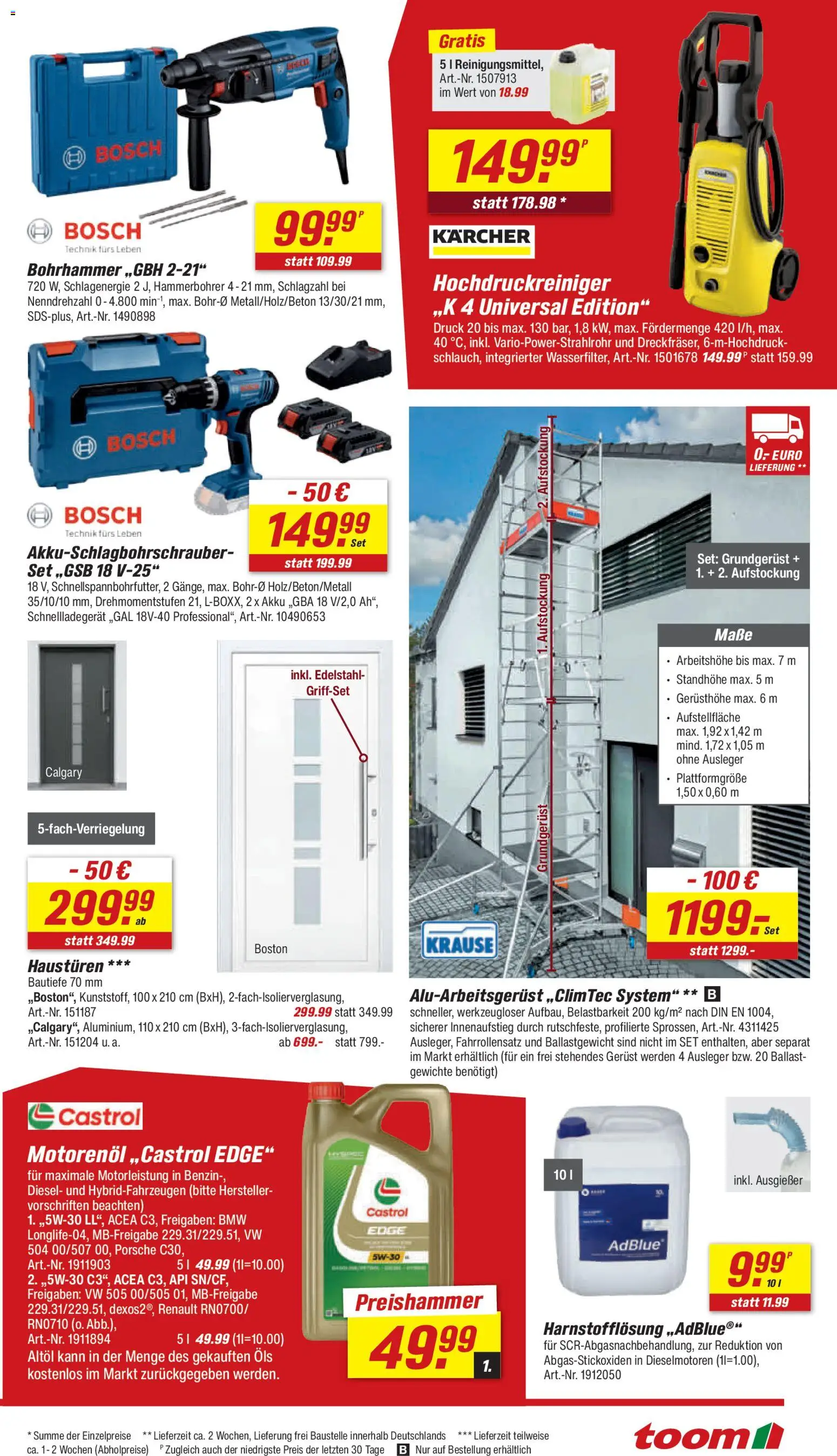 Toom Baumarkt Prospekt – gültig ab 11.07.2026 | Seite: 11 | Produkte: Bosch, Hochdruckreiniger
