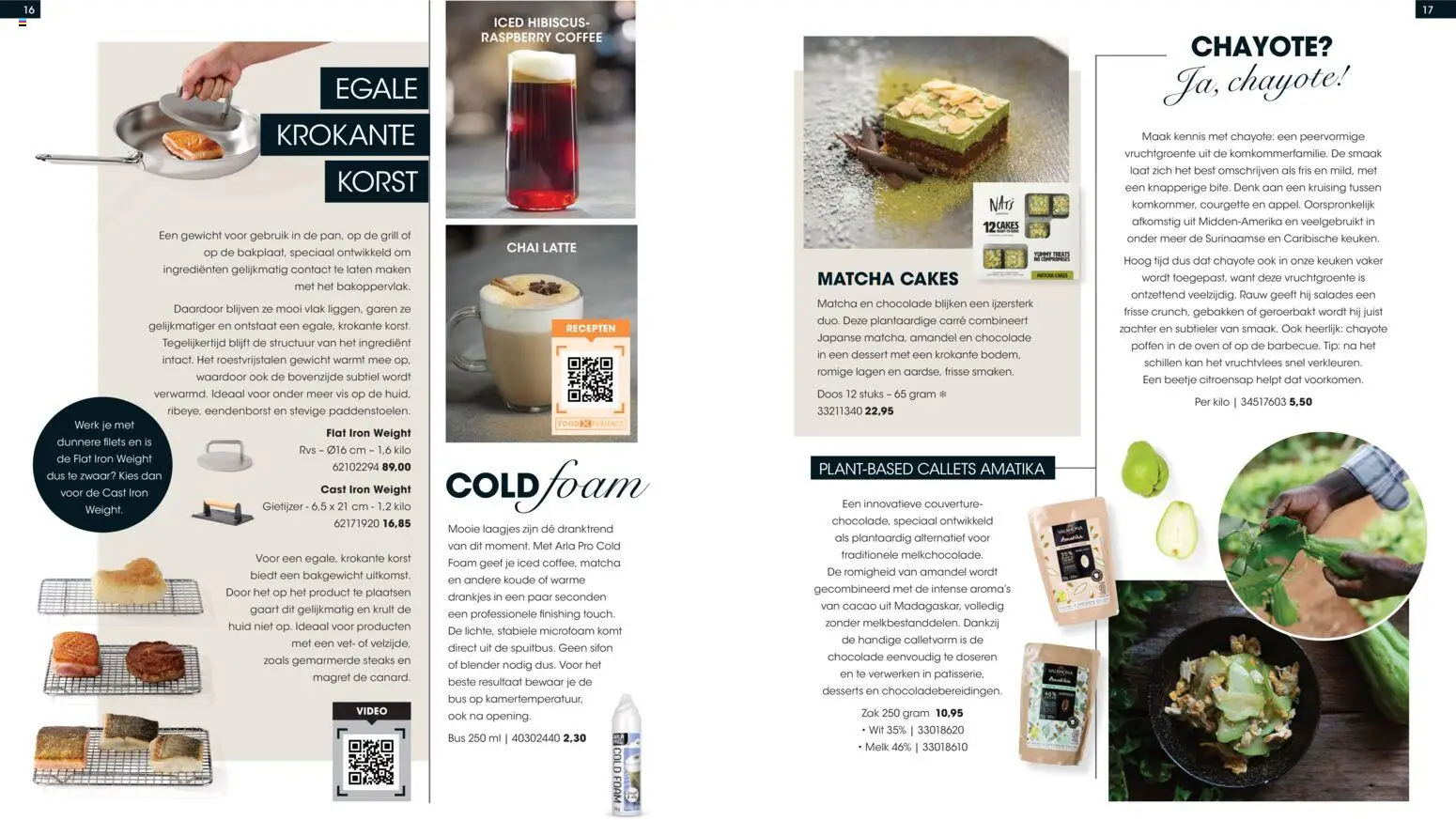 {H1} | Pagina: 9 | Producten: Vis, Gietijzer, Gewicht, Chai Latte
