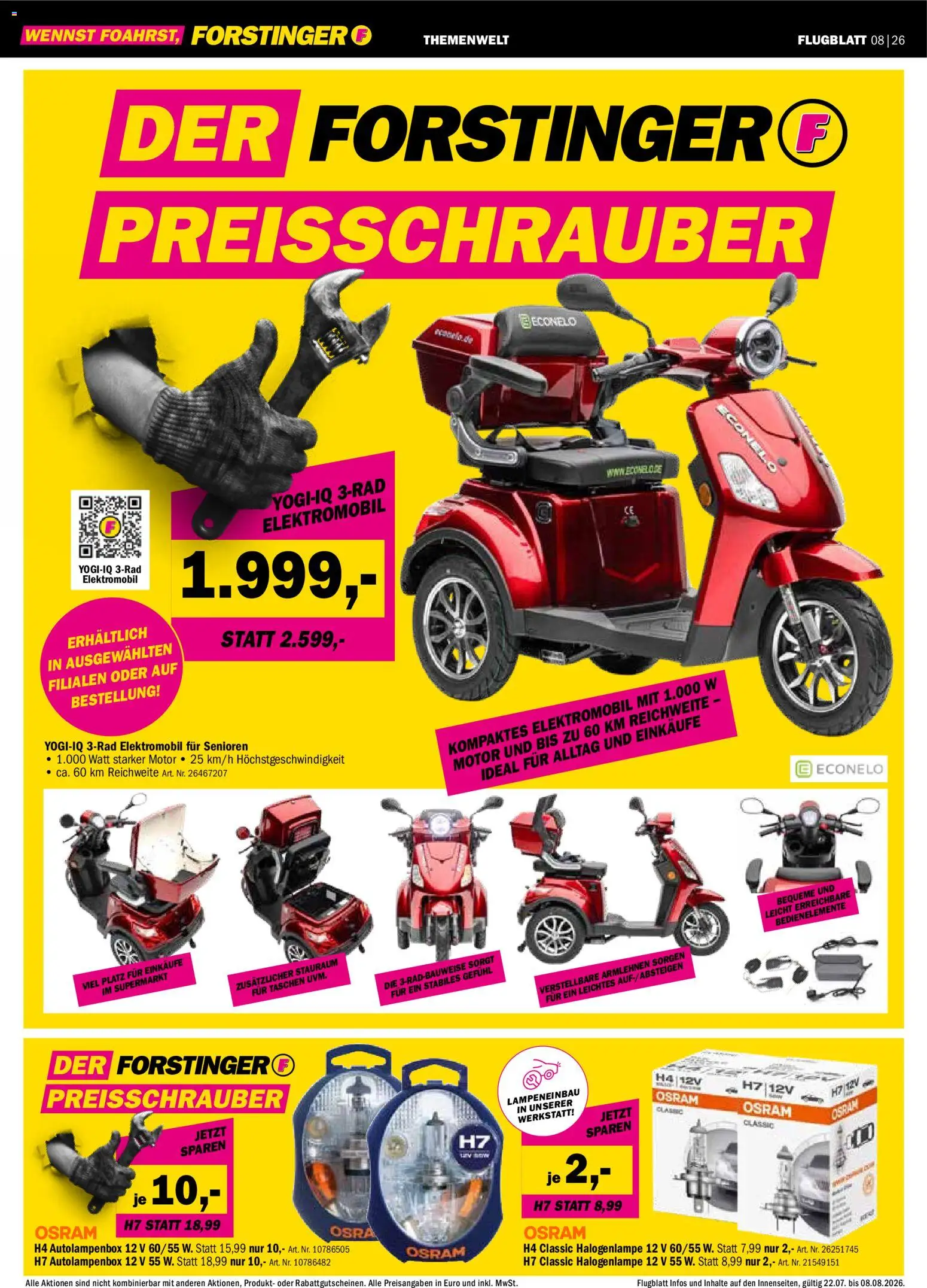 Forstinger Flugblatt gültig ab 22.07.2026 | Seite: 7