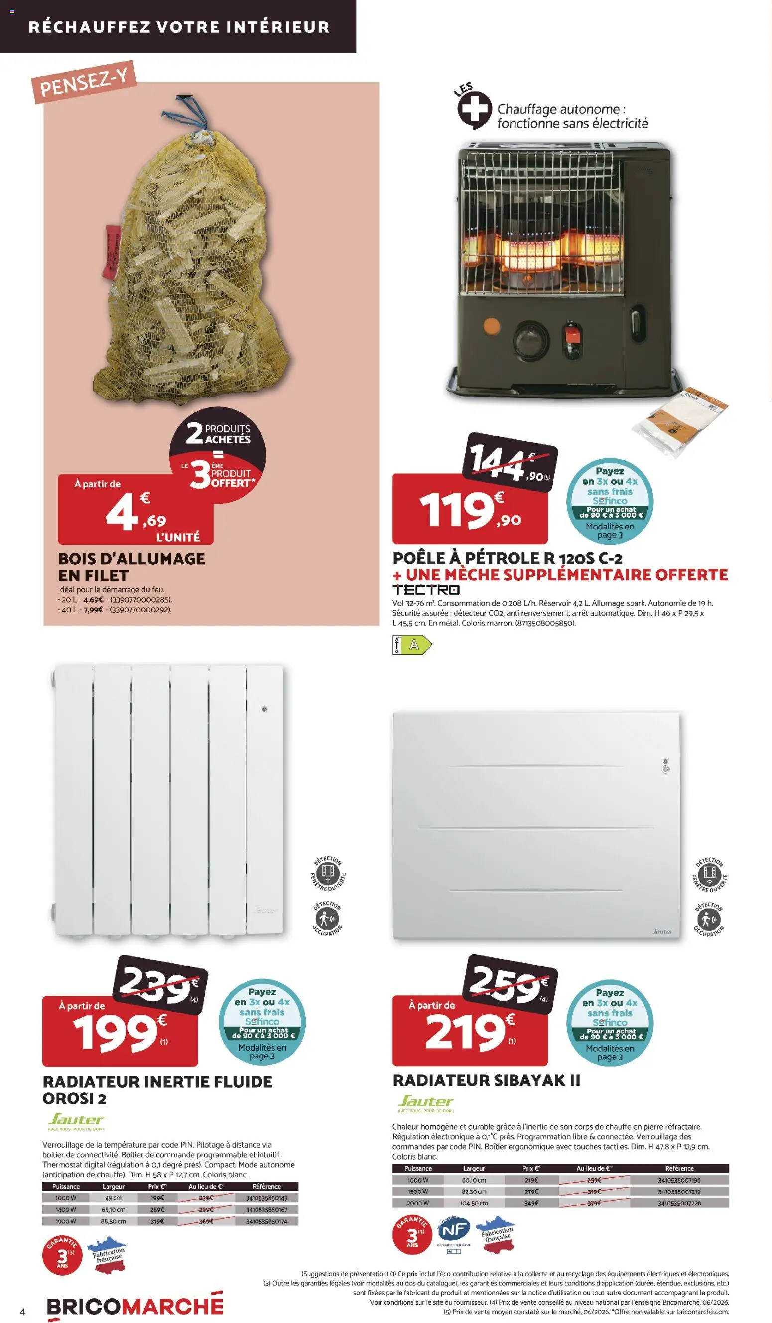 {H1} | Page: 4 | Produits: Poêle, Radiateur inertie, Poêle à pétrole, Radiateur