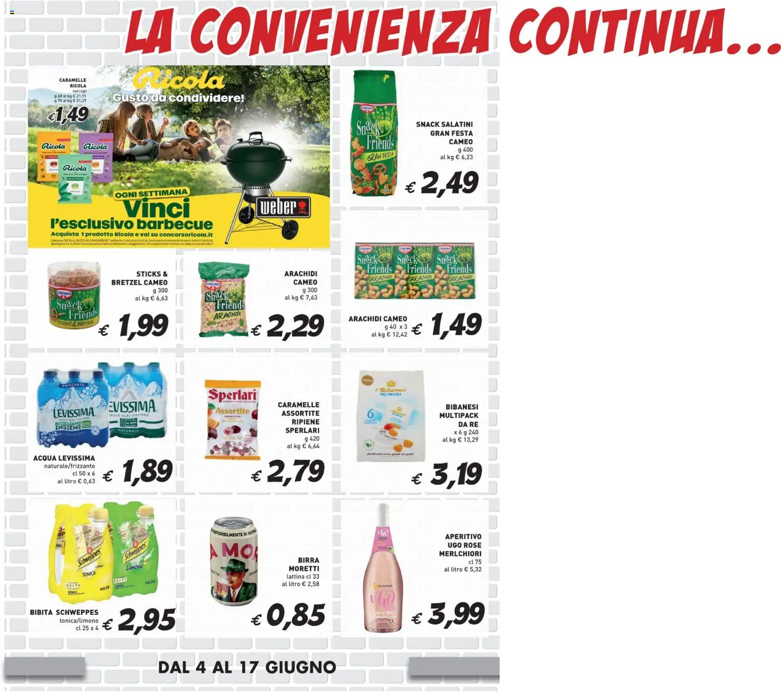 Volantino Coal del 04/06/2026 | Pagina: 6 | Prodotti: Bretzel, Caramelle, Bibita, Aperitivo