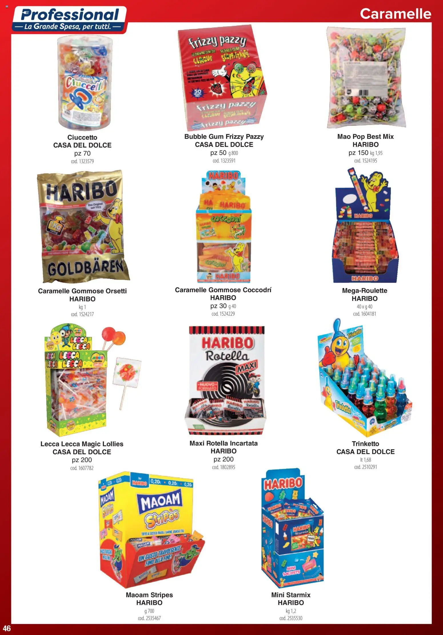 Volantino Carrefour del 01.06.2026 | Pagina: 46 | Prodotti: Caramelle