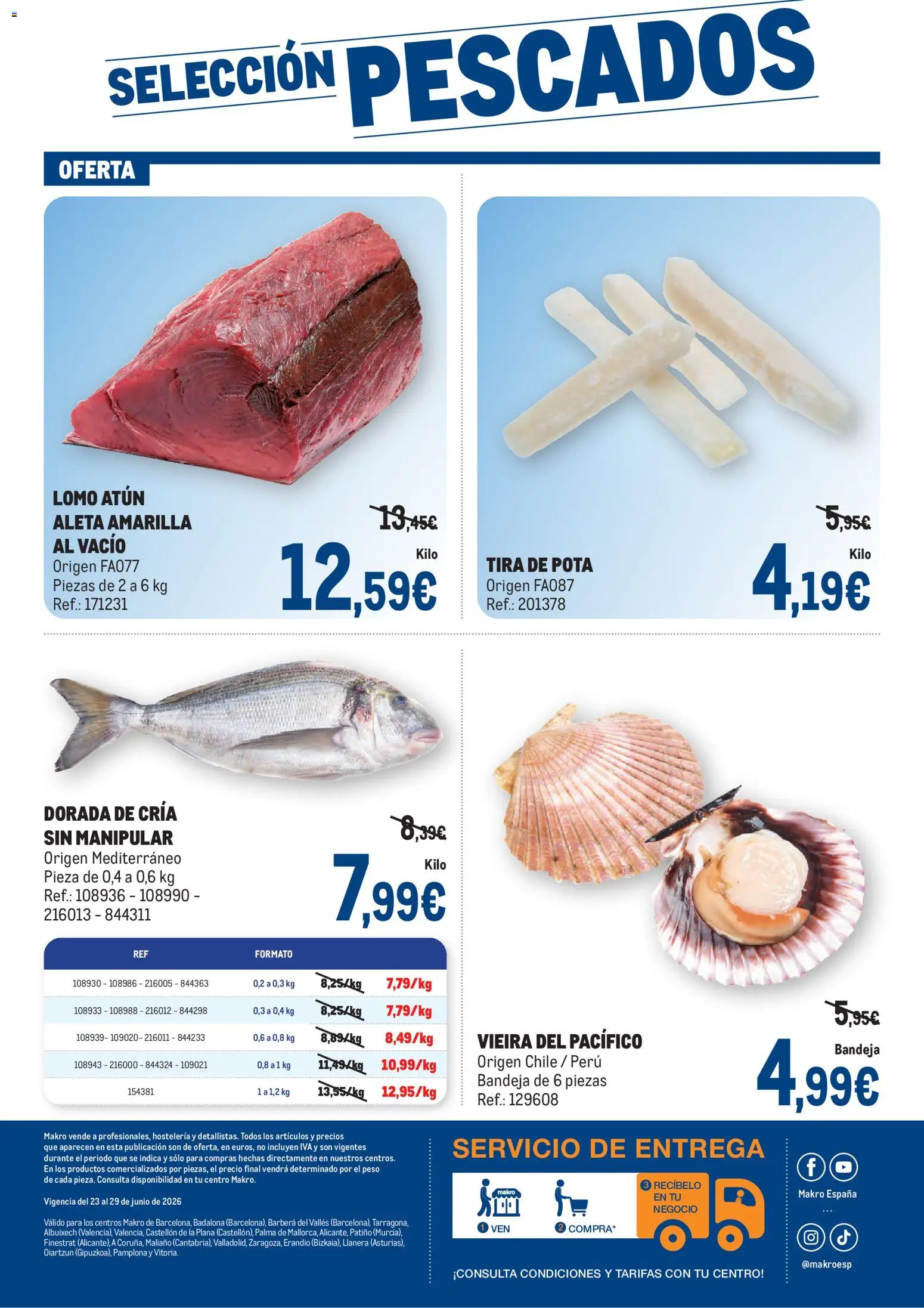 Makro Fresco Península │ válido desde el 23/06/2026 | Página: 4 | Productos: Peso, Bandeja