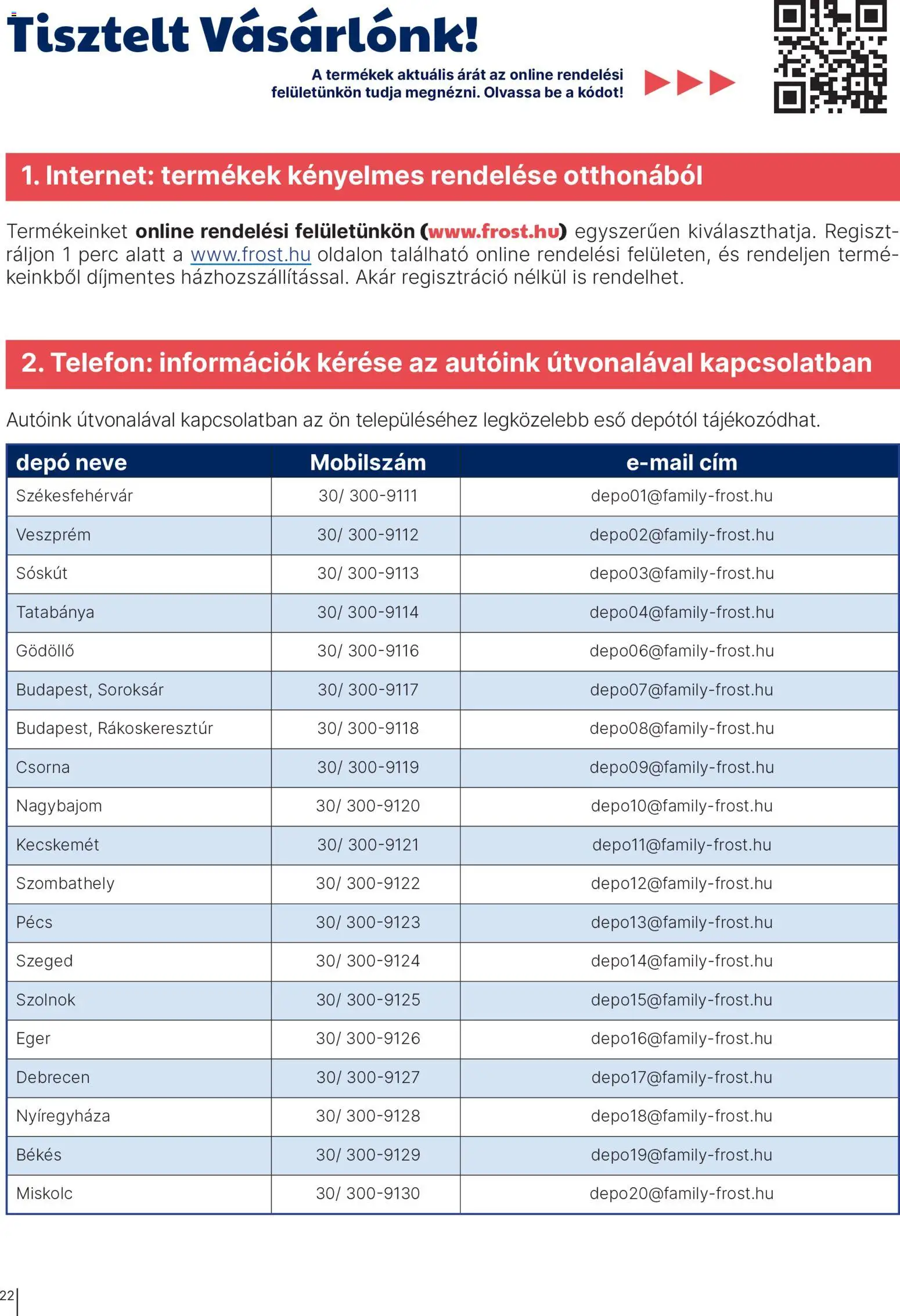 Family Frost akciós ujság - amely érvényes a következő dátumtól: 2026.10.01. | Oldal: 22 | Termékek: Telefon, Egér