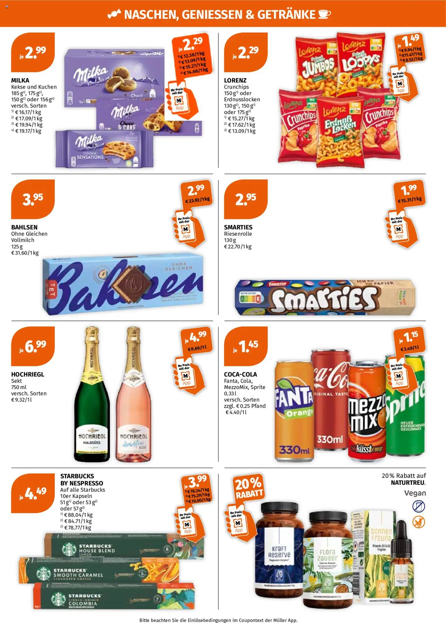 Müller Flugblatt gültig ab 17.08.2026 | Seite: 7 | Produkte: Kekse, Getränke, Fanta, Vollmilch