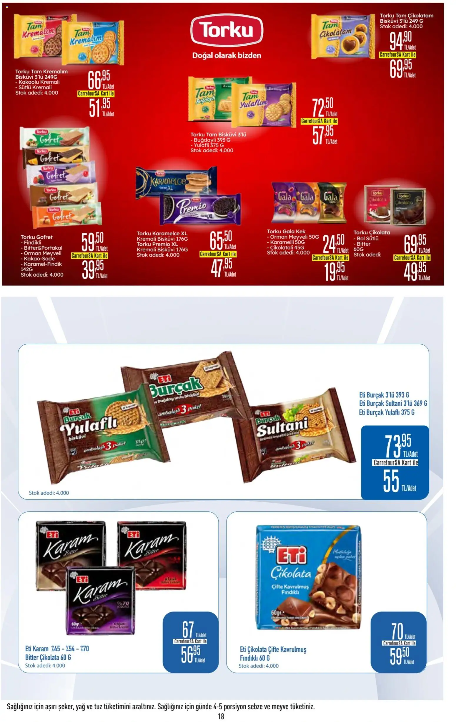 CarrefourSA - Katalog Gurme - 20 Ağustos 2026 tarihinden itibaren geçerlidir | Sayfa: 18 | Ürünler: Çikolata, Yağ, Meyve, Bisküvi