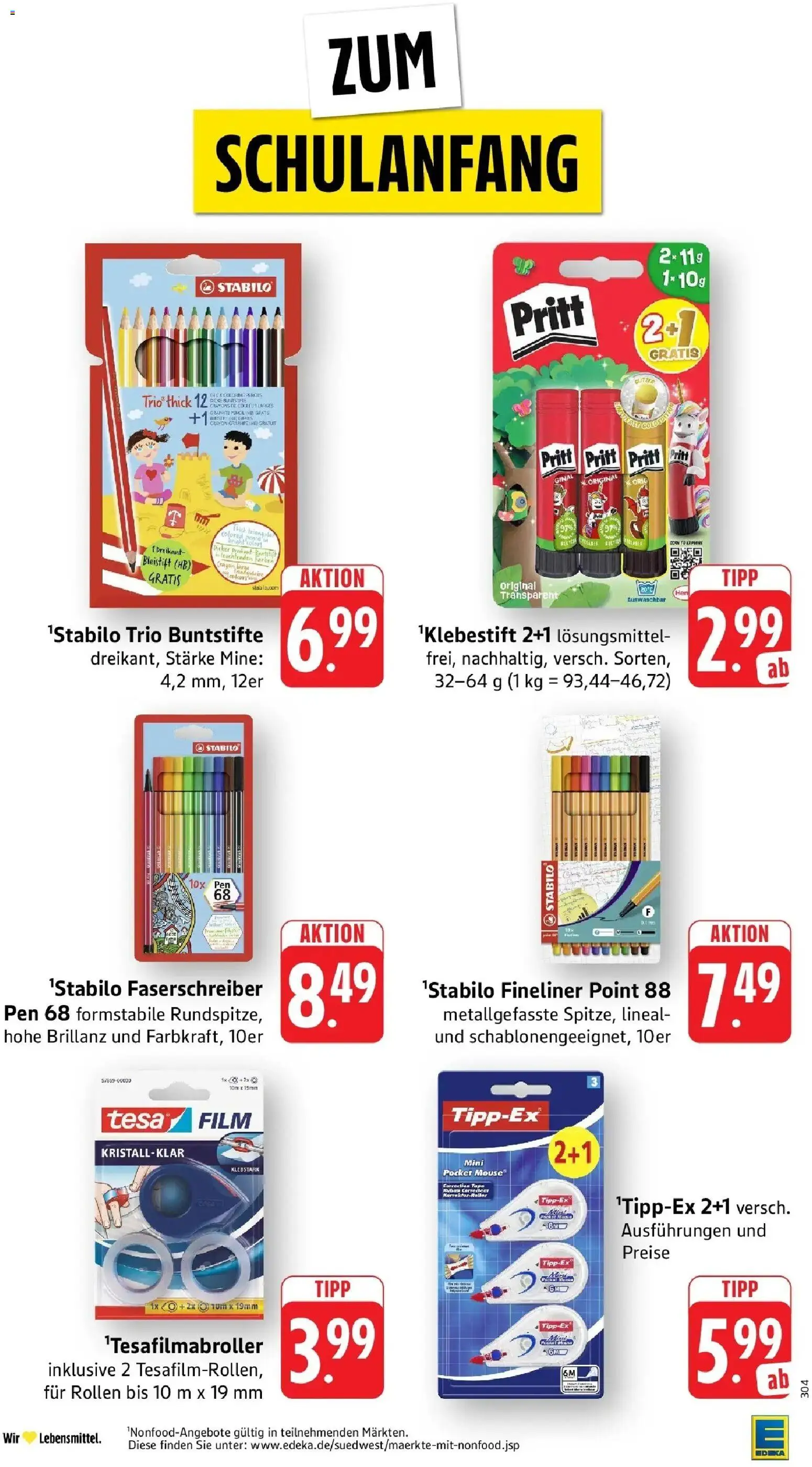 Edeka Prospekt Bad Bergzabern (ab 10.08.2026) » Angebote Online | Seite: 36