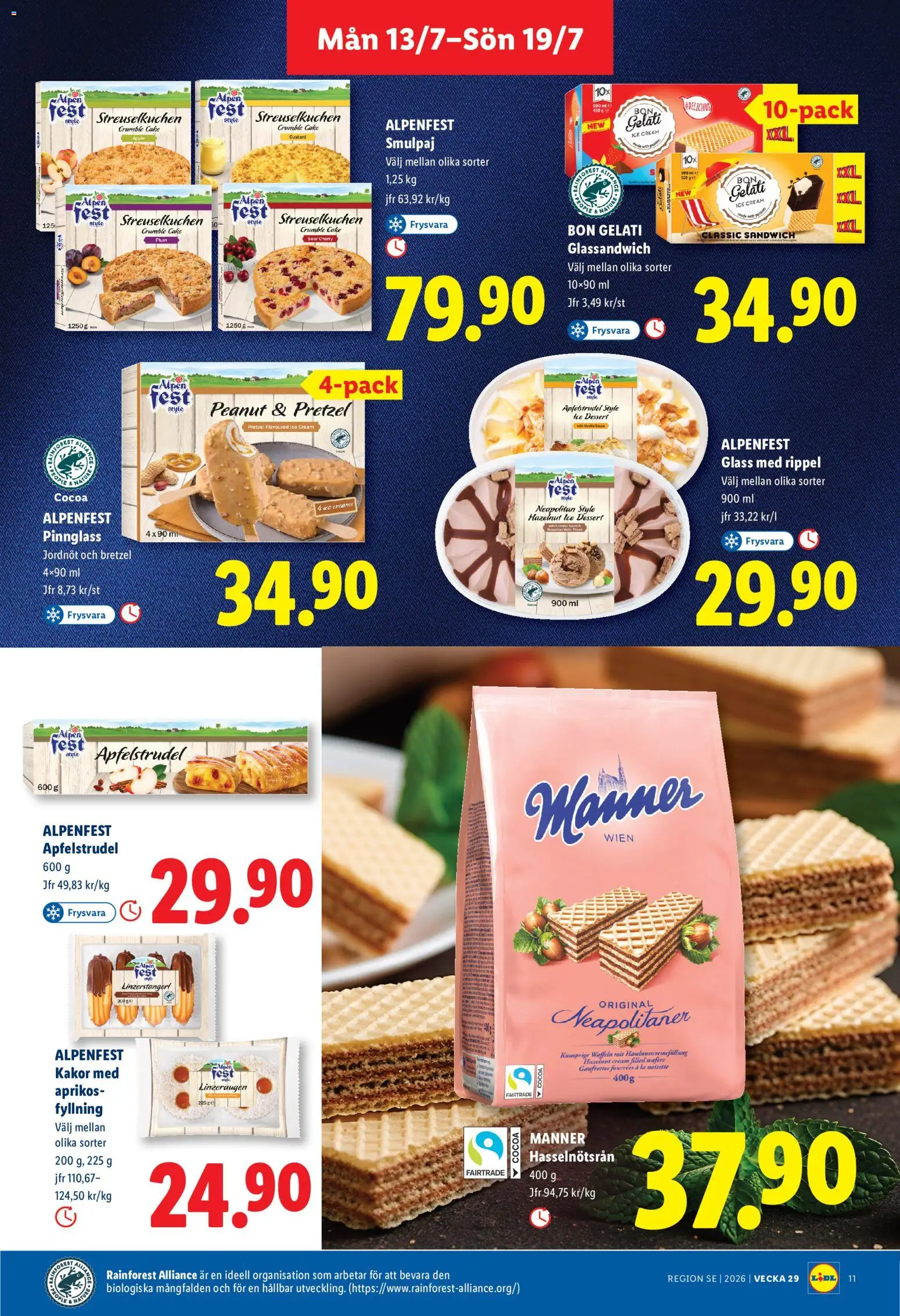 Nuvarande Lidl erbjudanden från 📣 13/07/2026 - 19/07/2026 📣 | Sverige