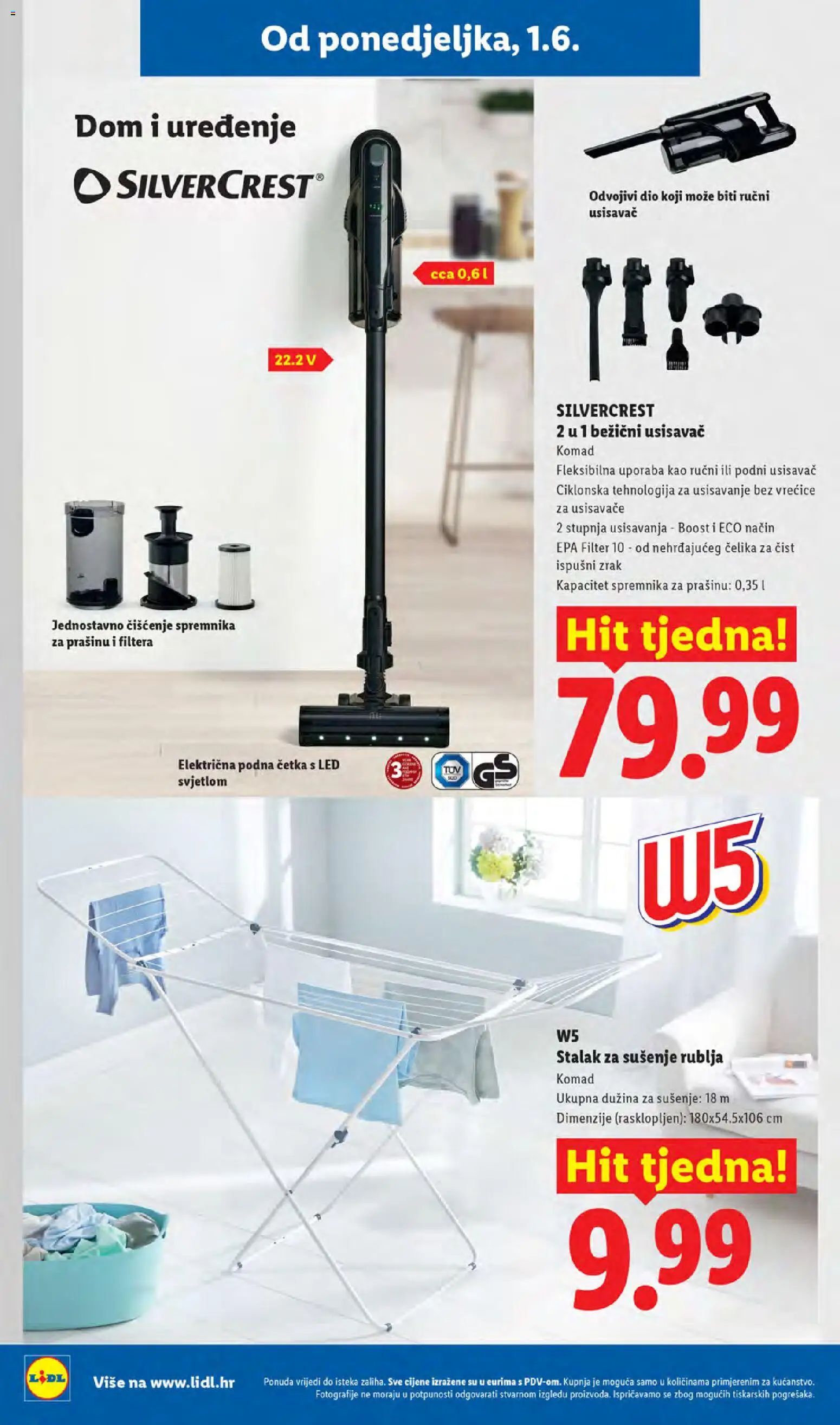 Lidl katalog | vrijedi od 01.06.2026 | Stranica: 26 | Proizvodi: Usisavač, Četka