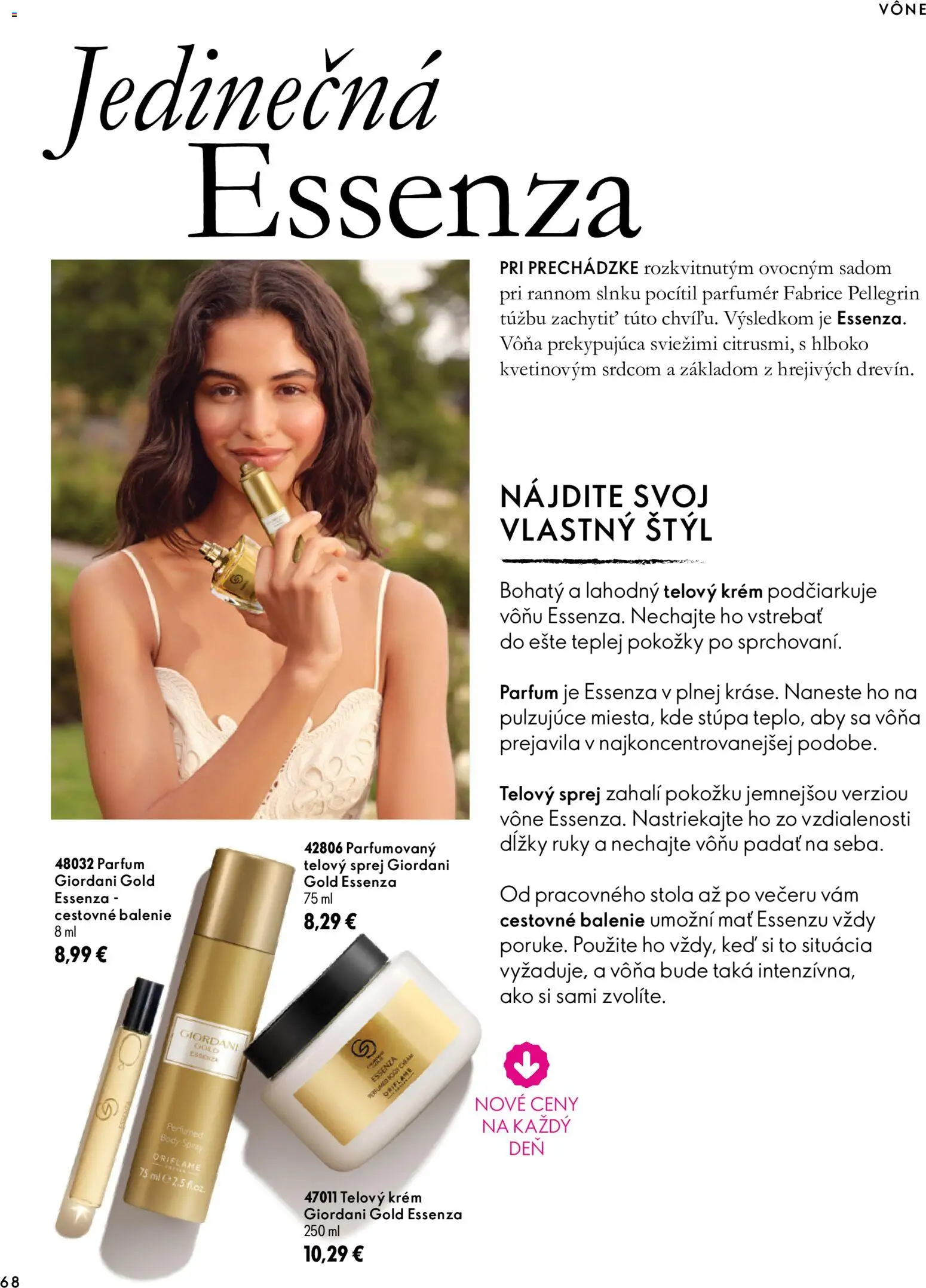 Nové Oriflame akcie – leták je platný od 30.09.2026 | Strana: 68 | Produkty: Telový krém, Krém