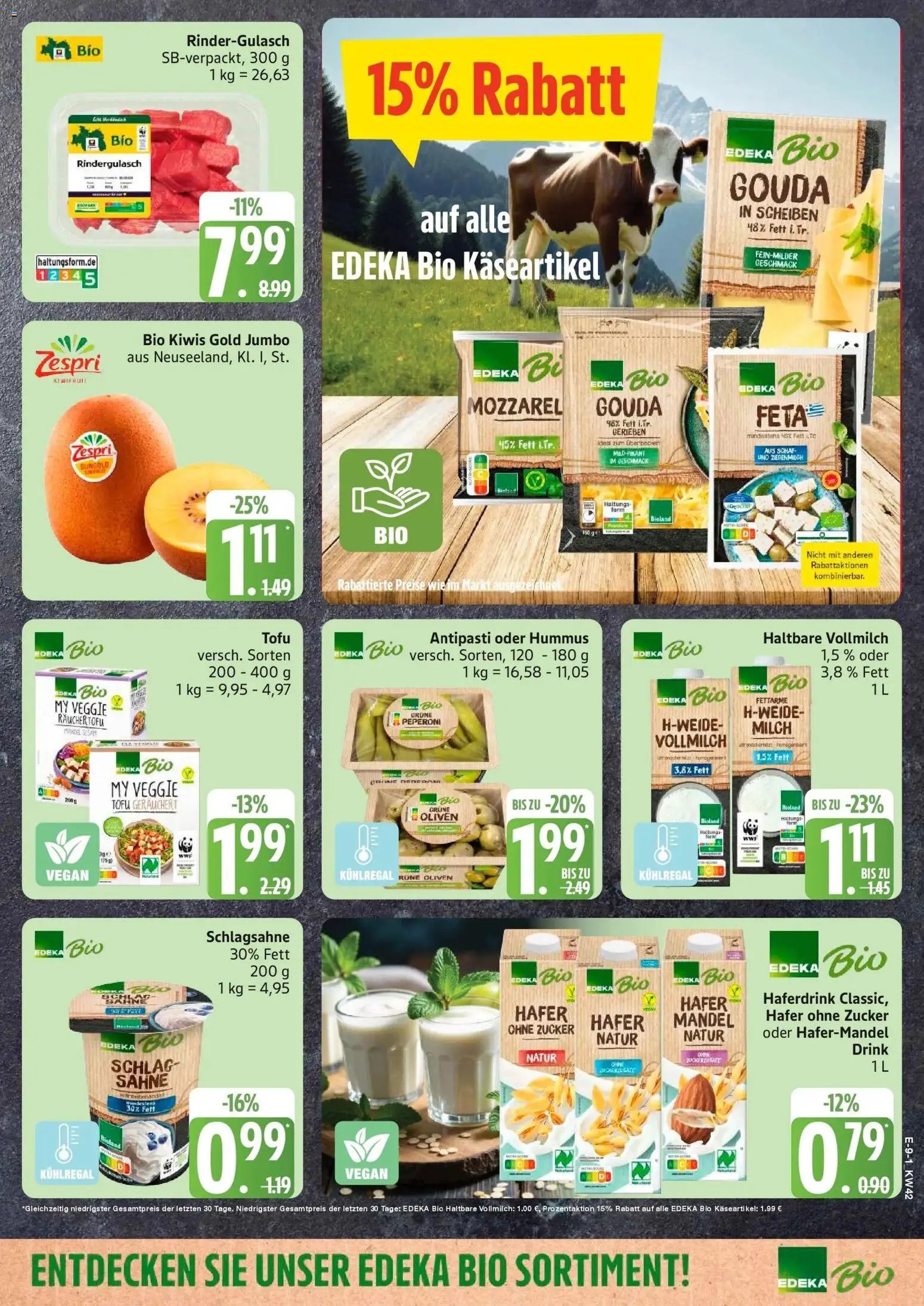 Marktkauf Prospekt Hamburg (ab 12.10.2026) » Angebote online | Seite: 13 | Produkte: Rindergulasch, Schlagsahne, Milch, Haferdrink