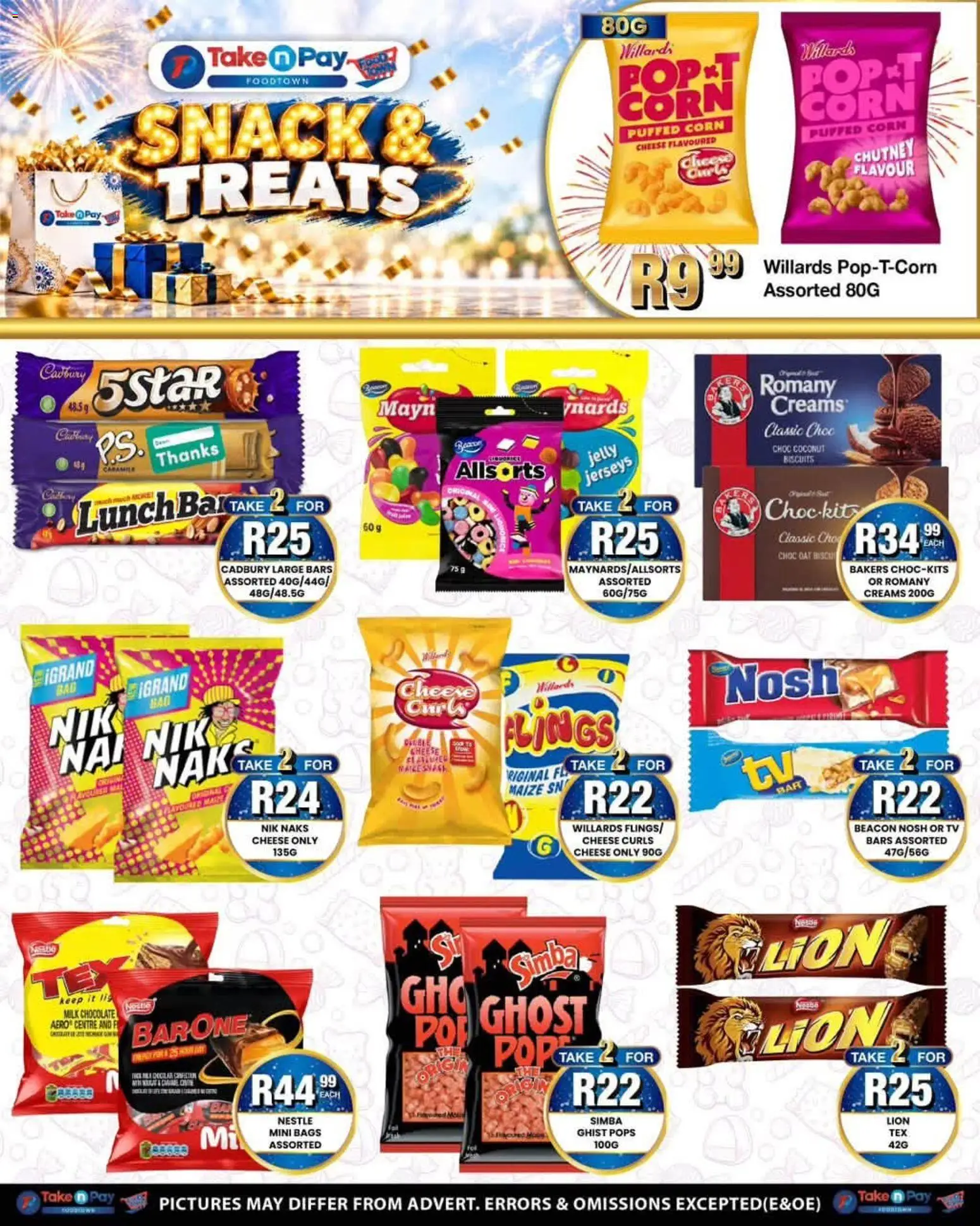 New Take n Pay catalogue – valid from 26/10/2026 | Page: 15 | Products: Corn, Chutney, Cheese, Chocolate