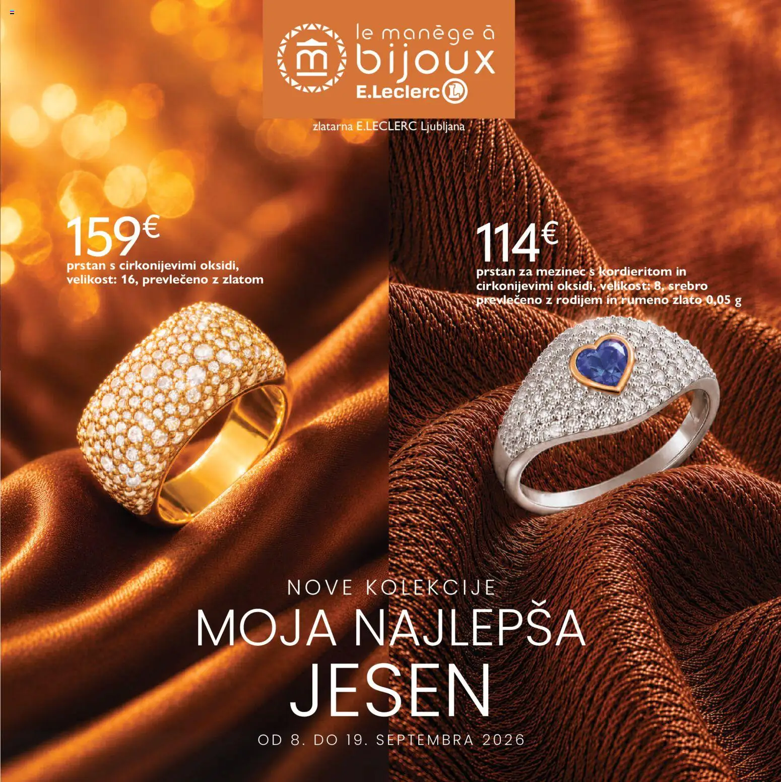 Novi E.leclerc katalog ponudbe – veljaven od 08.09.2026 | Stran: 1 | Izdelki: Prstan