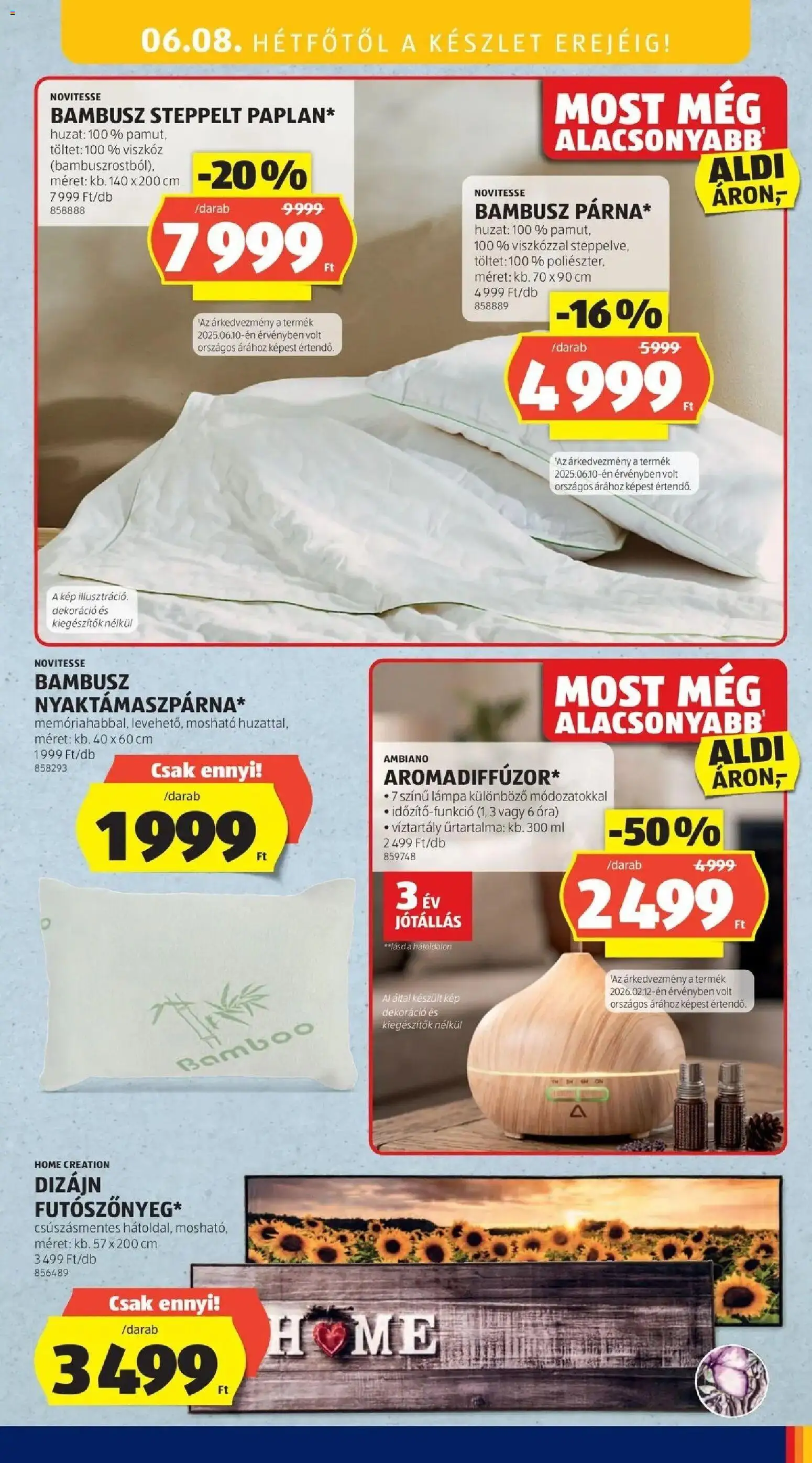 Aldi akciós ujság - amely érvényes a következő dátumtól: 04.06.2026 | Oldal: 49 | Termékek: Lámpa, Óra, Dekoráció