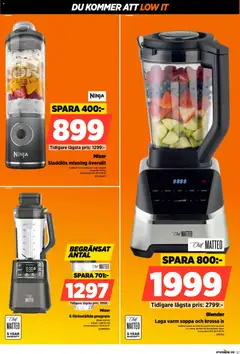 Power erbjudanden - Förhandsvisning av reklamblad från butik Power aktuell från 28/09/2026 | Sida: 57 | Produkter: Mixer, Is, Blender, Soppa