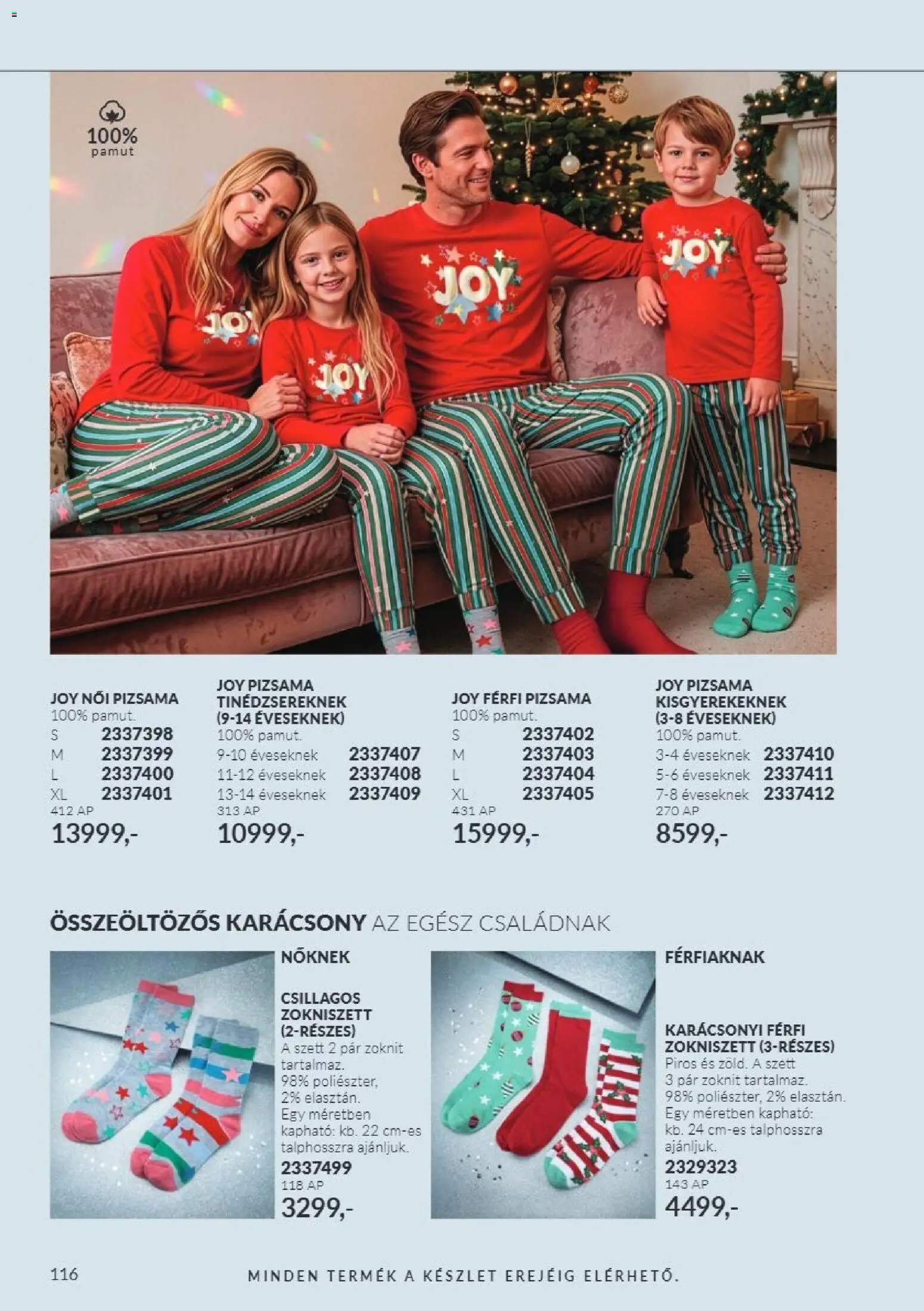 Avon akciós ujság - amely érvényes a következő dátumtól: 2026.11.01. | Oldal: 116 | Termékek: Férfi pizsama, Női pizsama, Pizsama