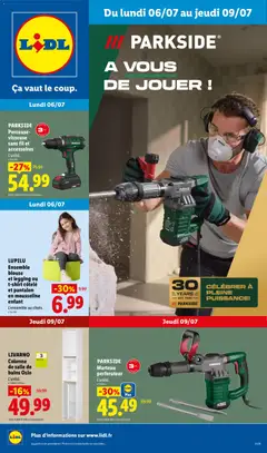 LIDL - Prévisualisation de LIDL catalogue les bonnes affaires Exclu Web valide à partir de 06/07/2026