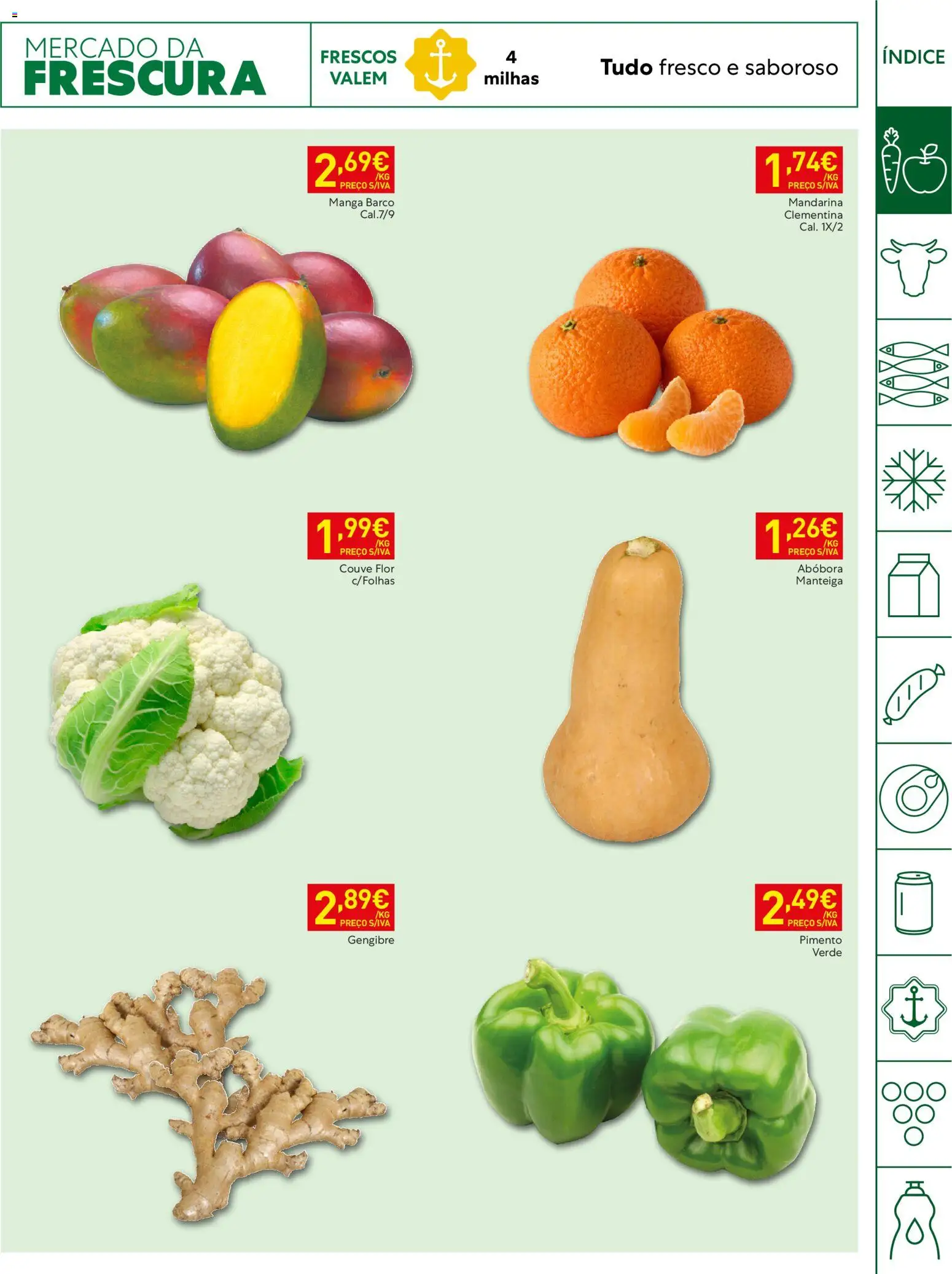 Recheio folheto Horeca Madeira │ válido de 13/10/2026 | Página: 3 | Produtos: Manga, Gengibre, Manteiga, Couve