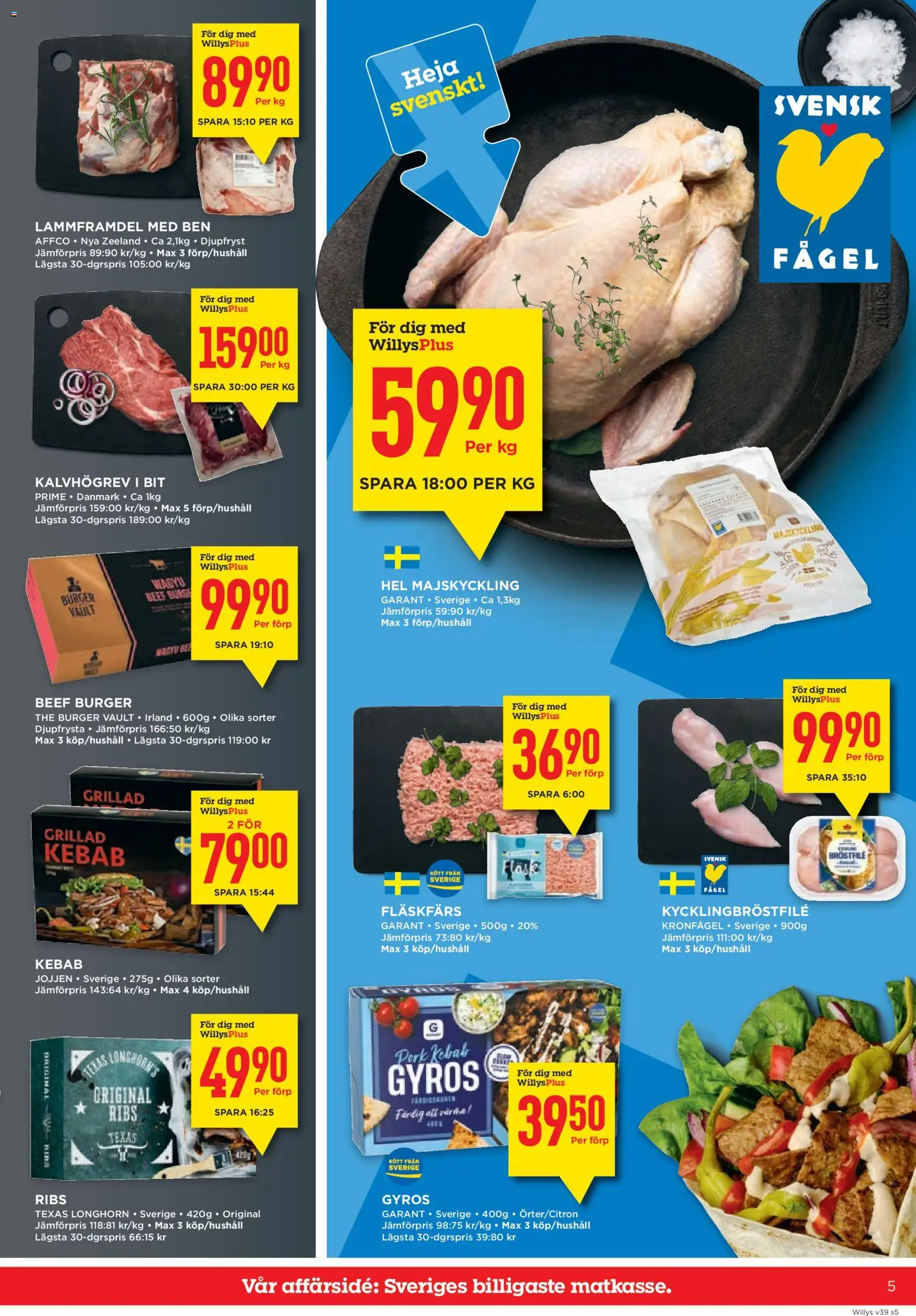Willys reklamblad aktuell från 21/09/2026 | Sida: 5