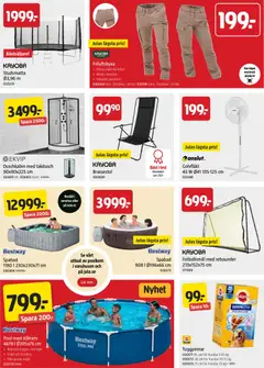 Jula erbjudanden - Förhandsvisning av reklamblad från butik Jula aktuell från 11.06.2026 | Sida: 7 | Produkter: Pool, Brassestol, Fotbollsmål, Golvfläkt