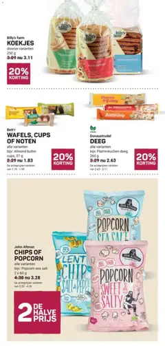 Ekoplaza folder - Voorbeeld van een folder van Ekoplaza, geldig van 23-09-2026 | Pagina: 6 | Producten: Chips, Koekjes, Popcorn, Deeg