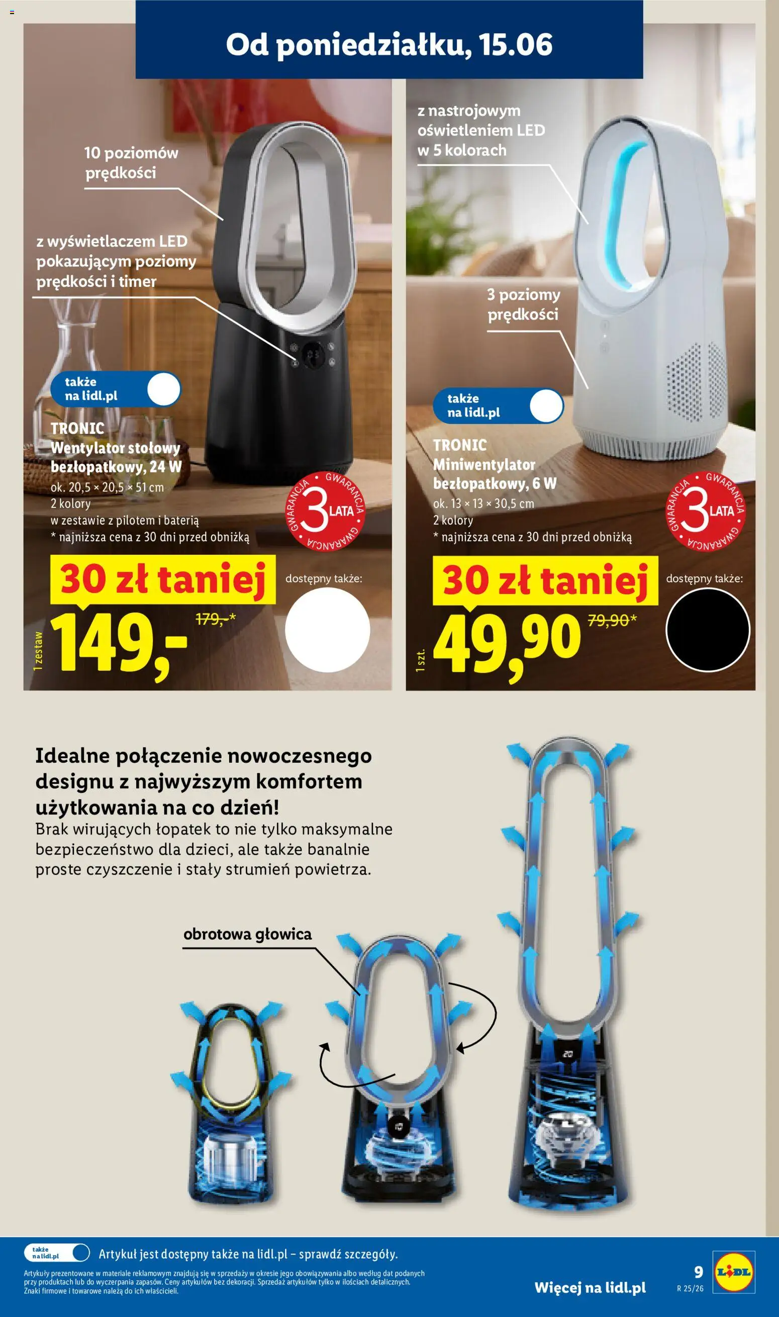 Lidl Katalog od 15.06.2026 | Strona: 11 | Produkty: Wentylator, Bateria