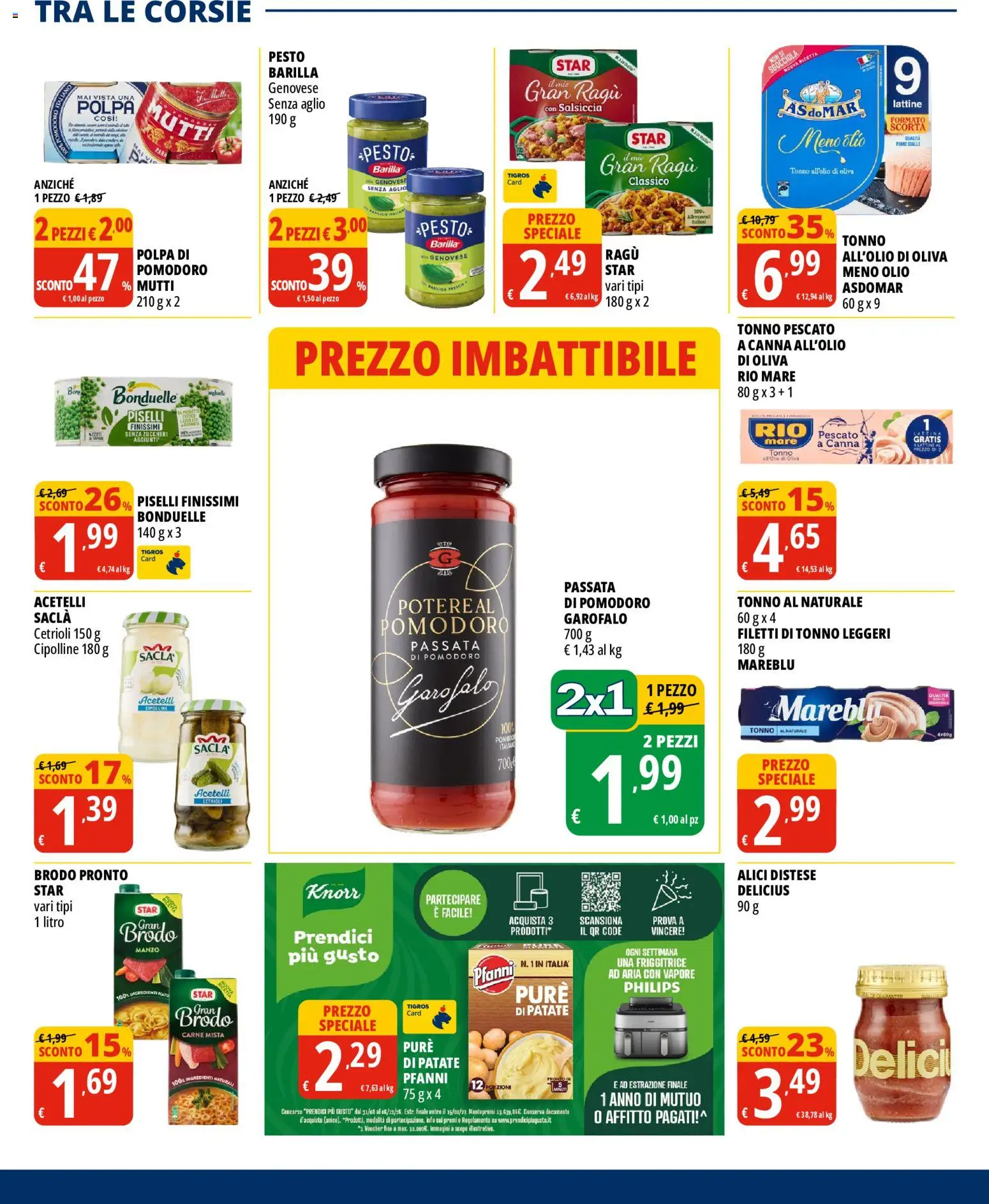 Volantino Tigros del 16/09/2026 | Pagina: 23 | Prodotti: Patate, Pesto, Ragú, Cipolline