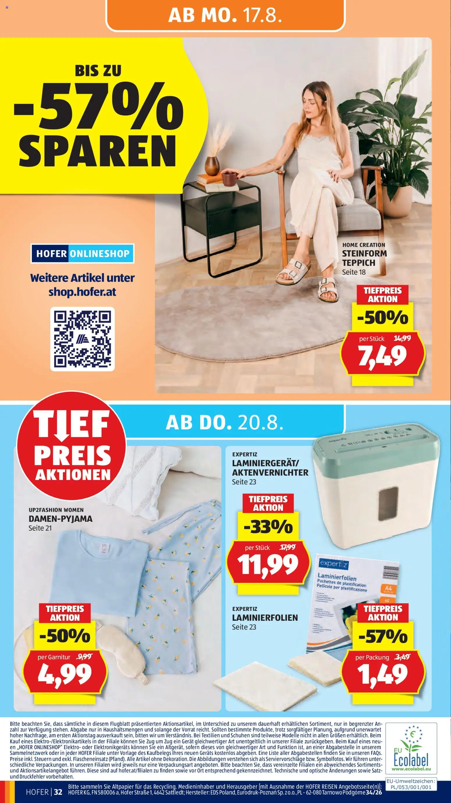 Hofer Flugblatt gültig ab 12.08.2026 | Seite: 48