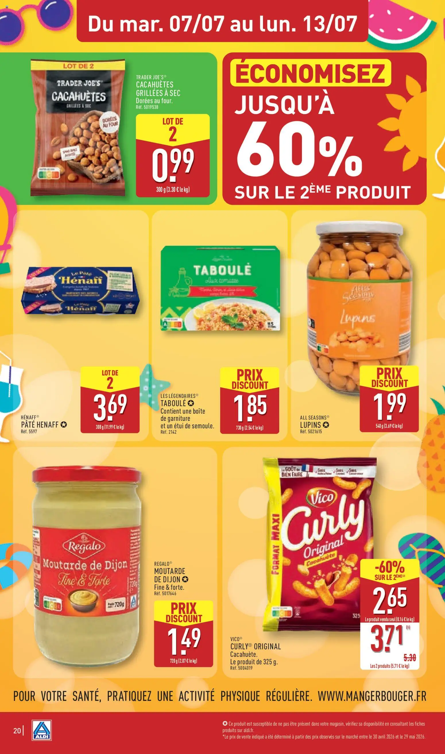{H1} | Page: 22 | Produits: Cacahuète, Étui, Moutarde