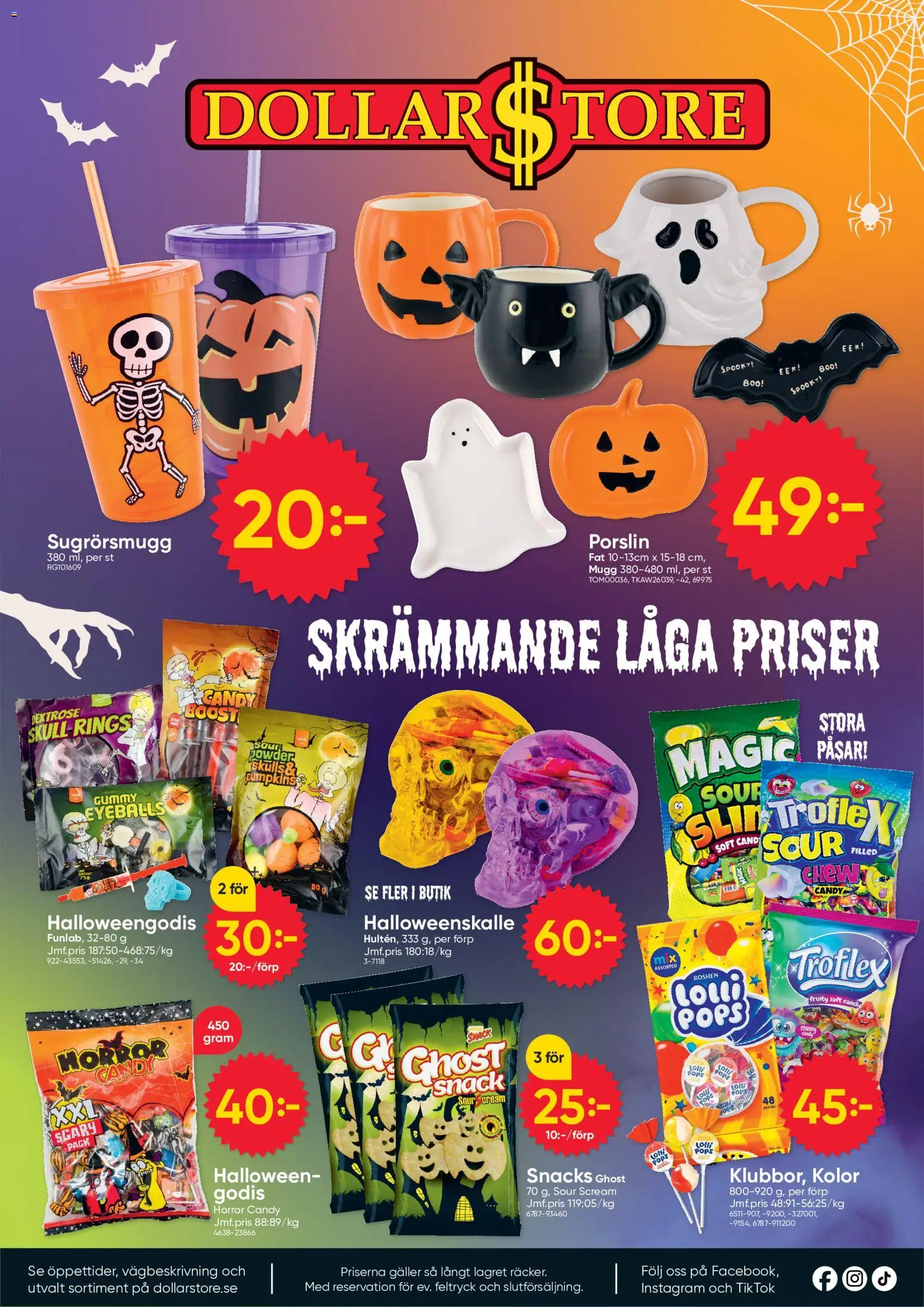 Dollar Store reklamblad aktuell från 29/09/2026 | Sida: 8 | Produkter: Galler, Snacks, Godis