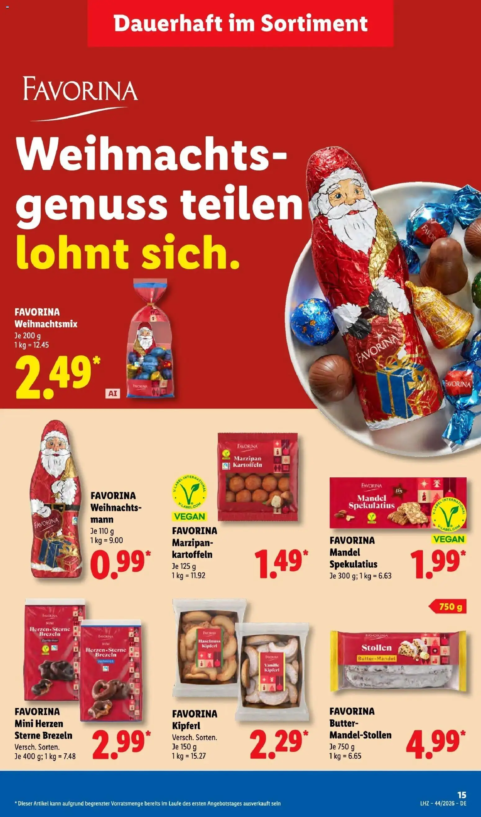 Lidl Prospekt Ehringshausen (ab 26.10.2026) zum Blättern » Angebote | Seite: 29 | Produkte: Butter, Vanille, Kartoffeln