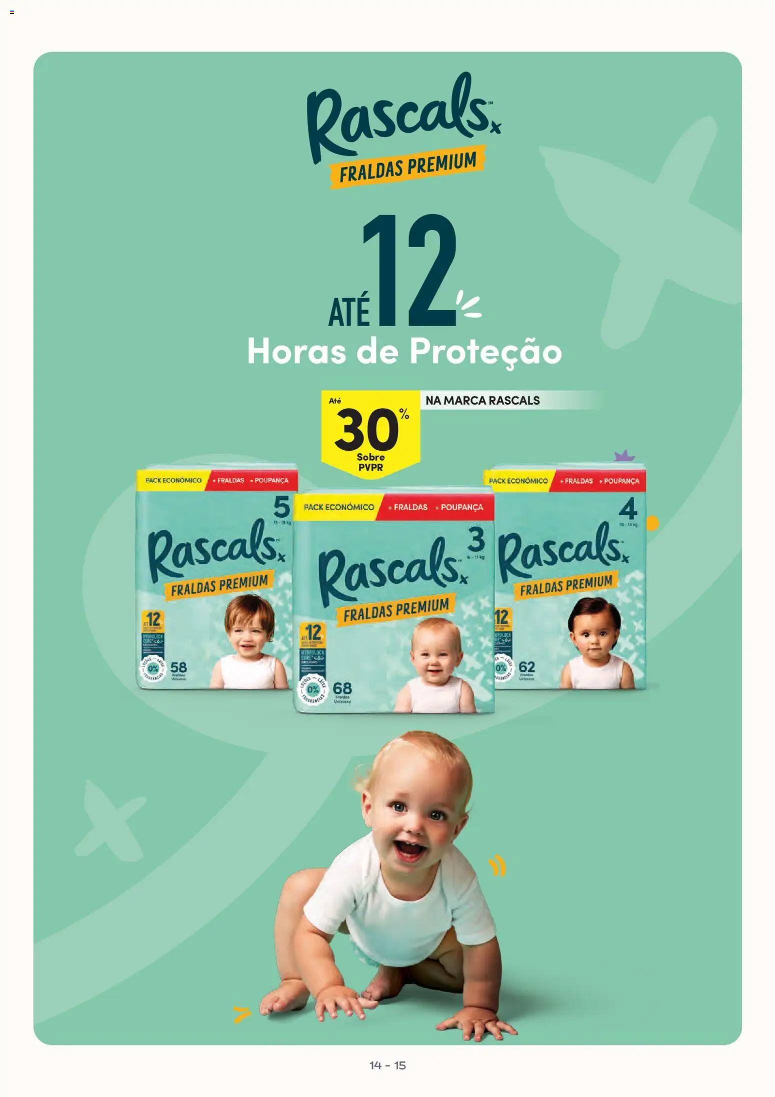 Continente Bebé Verão │ válido de 30/06/2026 | Página: 15 | Produtos: Fraldas