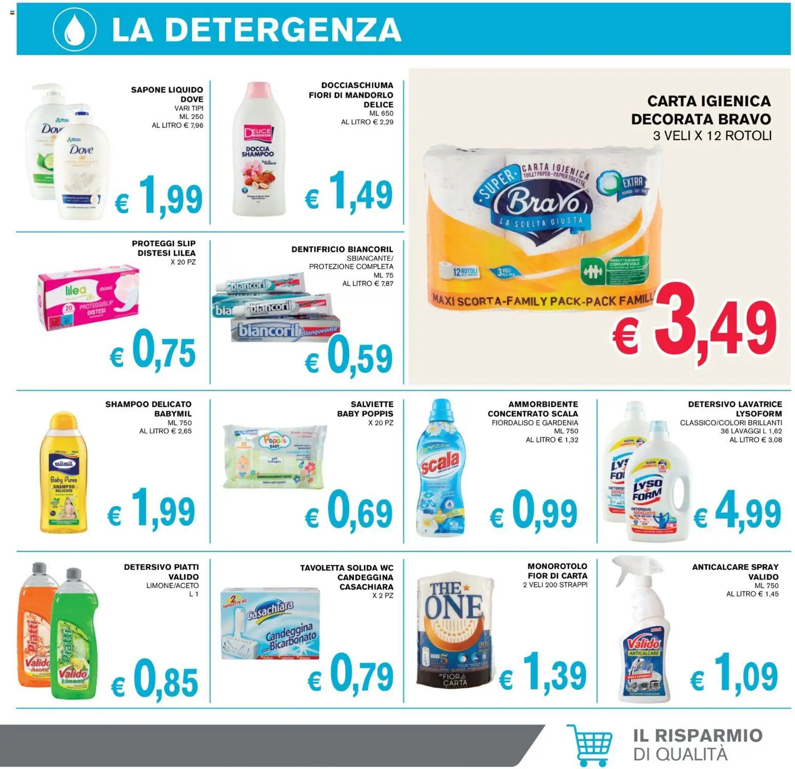 Volantino Coal del 30/07/2026 | Pagina: 11 | Prodotti: Candeggina, Slip, Fiori, WC