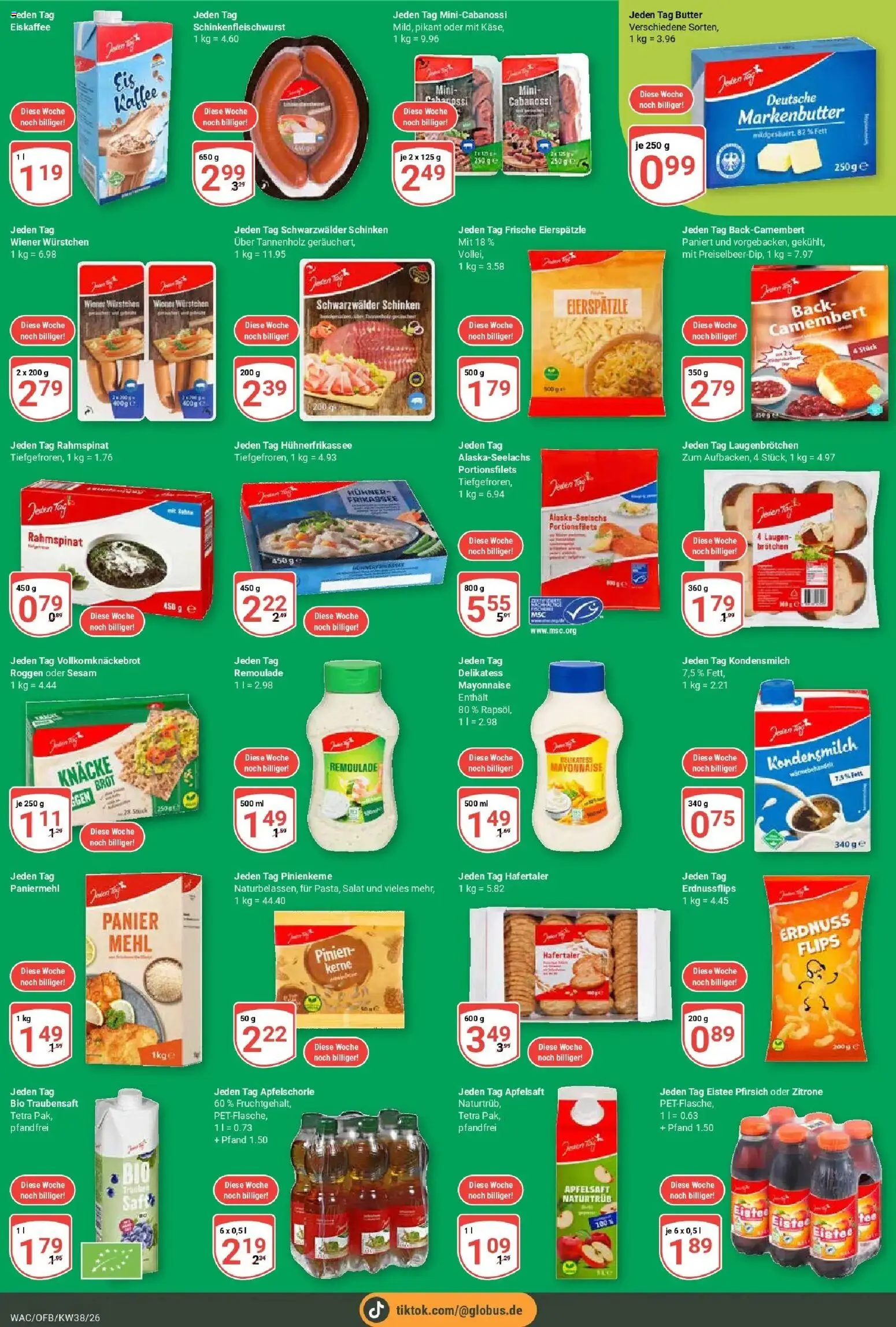 Globus Prospekt Markkleeberg (ab 14.09.2026) » Angebote online | Seite: 20 | Produkte: Mehl, Mayonnaise, Pfirsich, Kondensmilch