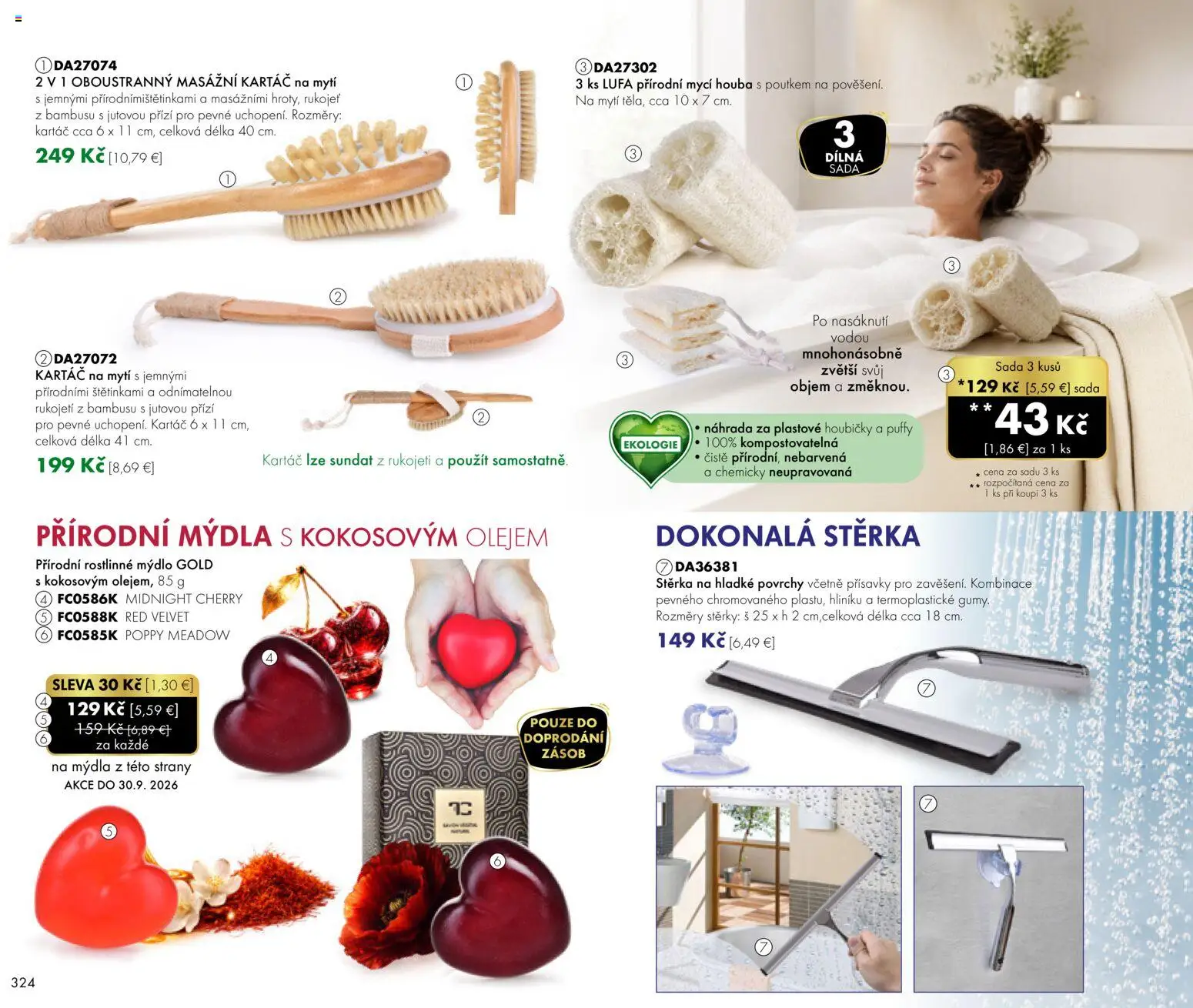 Nové Dedra akcie – leták je platný od 01.09.2026 | Strana: 24 | Produkty: Mydlo