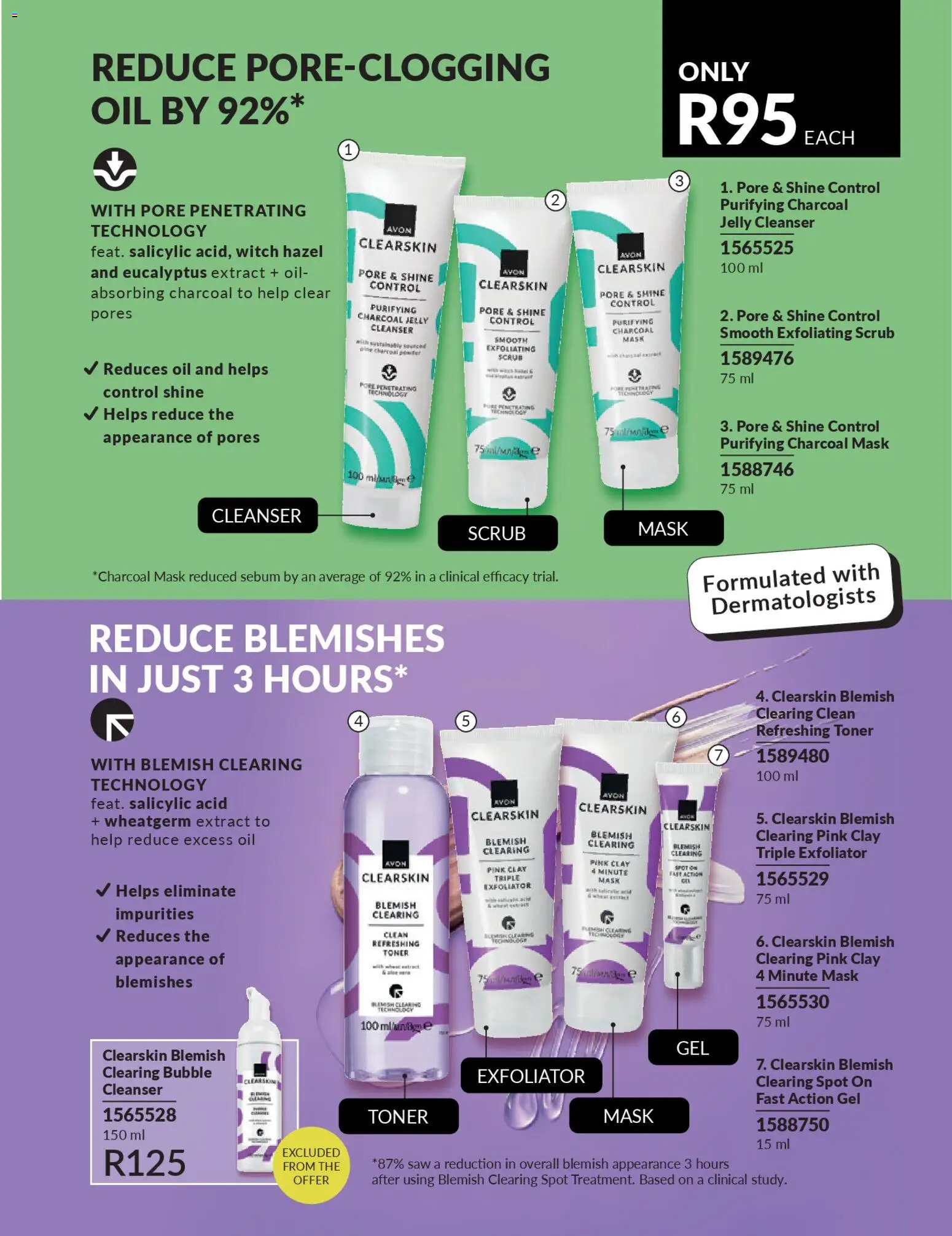 New Avon catalogue – valid from 01.04.2026 | Page: 117 | Products: Toner, Oil, Powder, Scrub