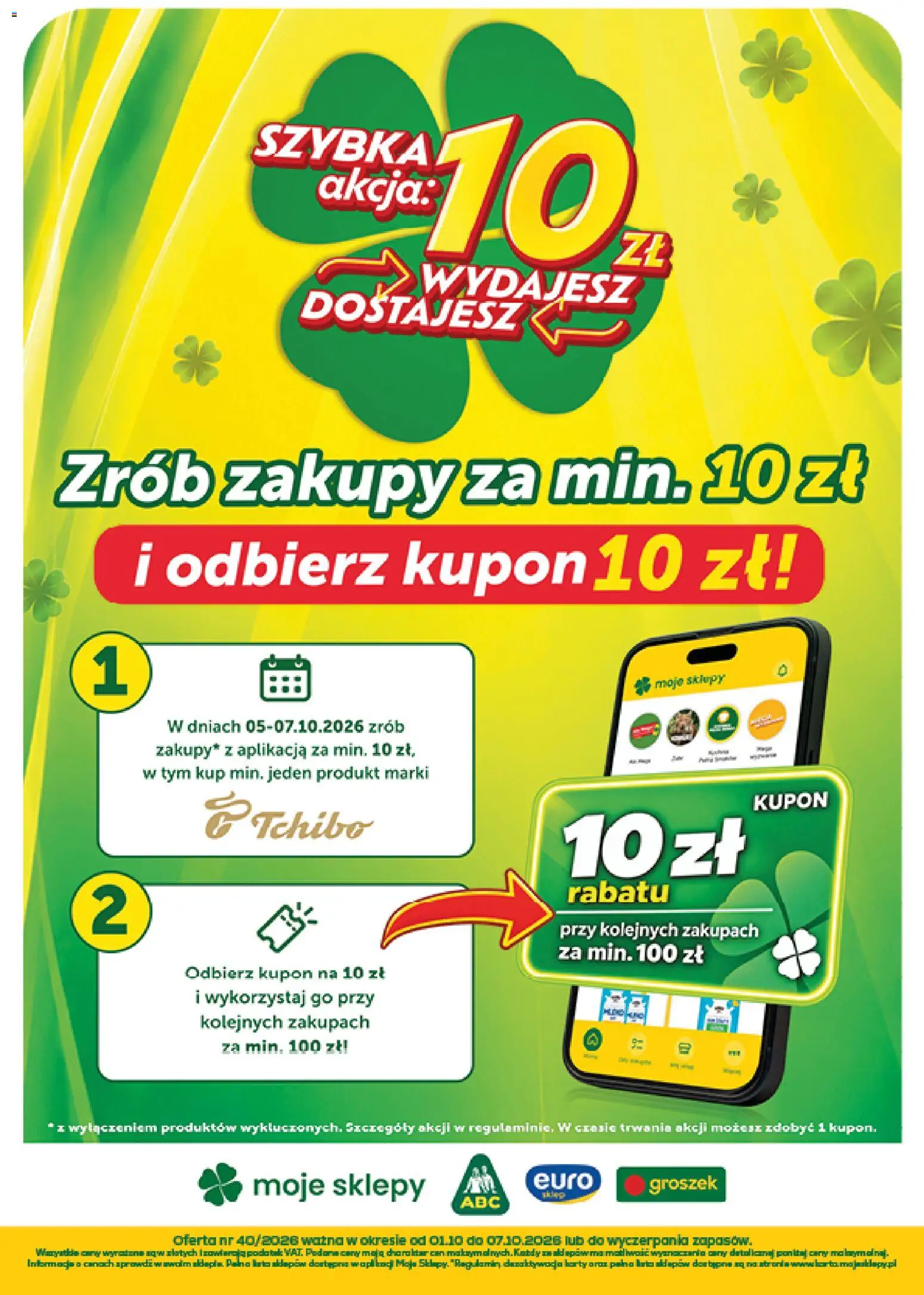 Euro Sklep gazetka od 01.10.2026 | Strona: 46 | Produkty: Groszek, Tchibo