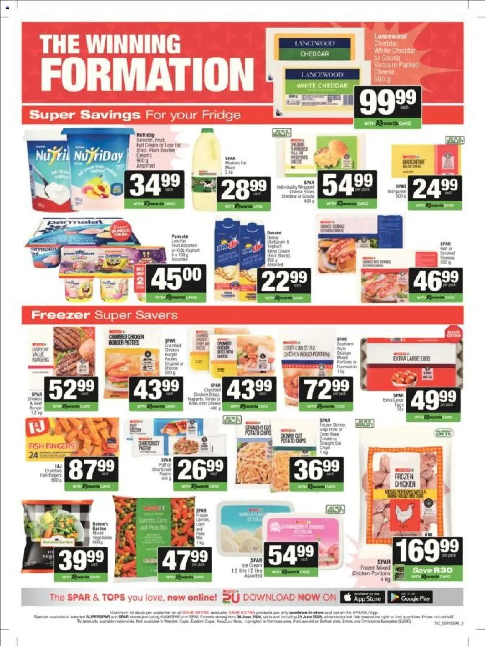New Spar catalogue – valid from 08.06.2026 | Page: 3 | Products: Shirt, Eggs, Chicken, Fish