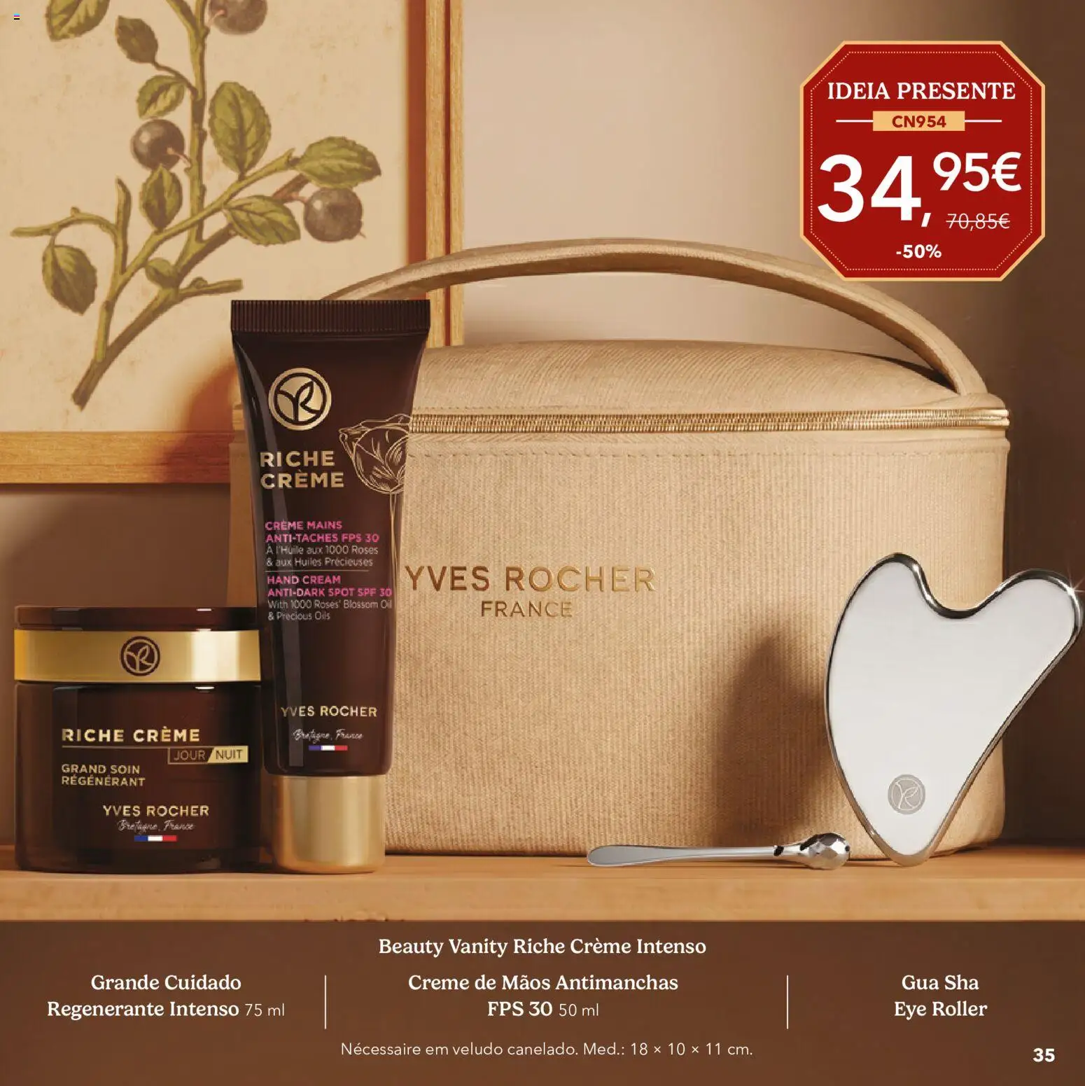 Yves Rocher Catálogo de natal │ válido de 21/10/2026 | Página: 35 | Produtos: Necessaire, Creme