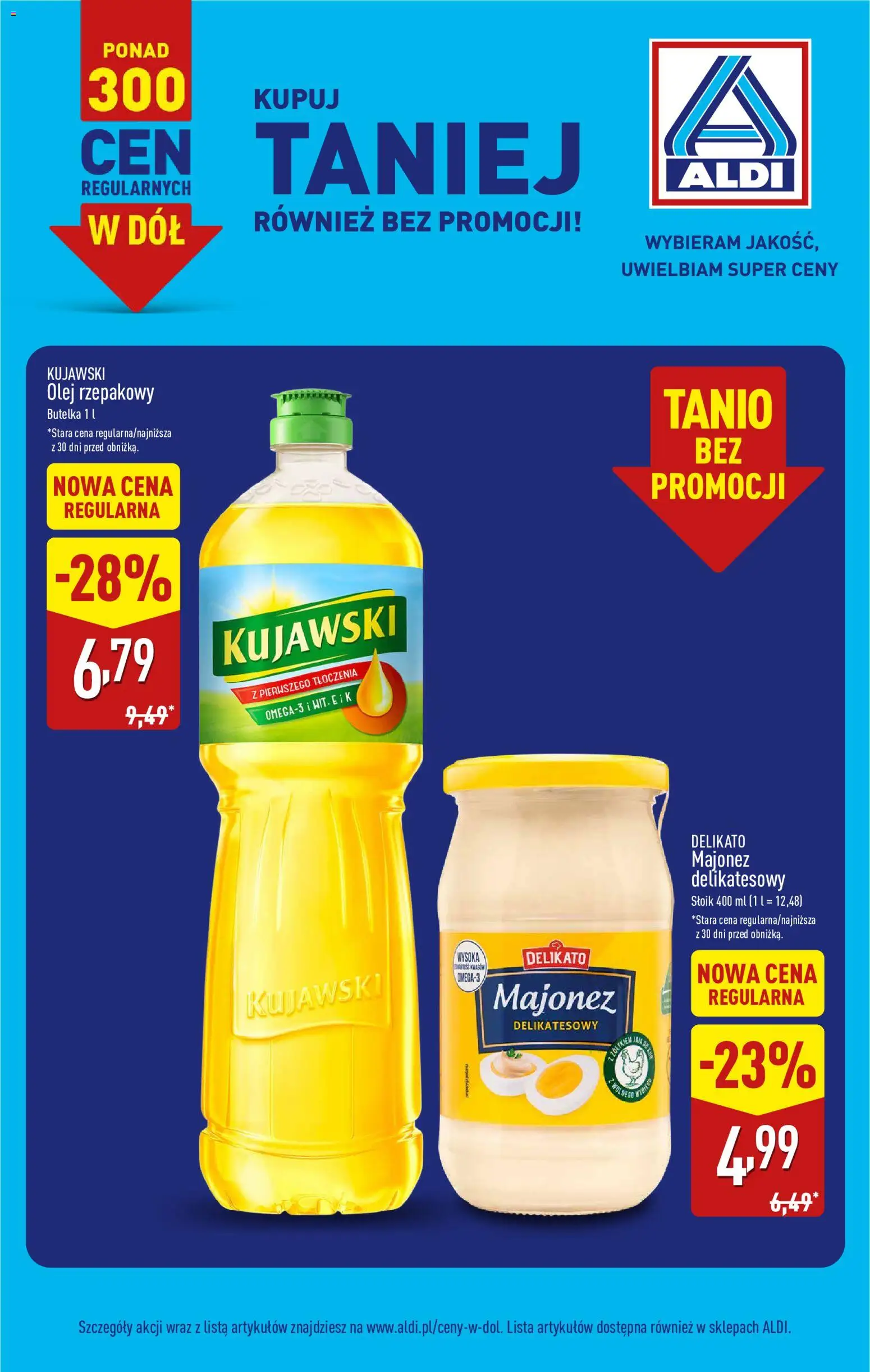 Aldi Polsko leták - Ceny regularne w dół od 14.09.2026 | Strana: 2 | Produkty: Olej