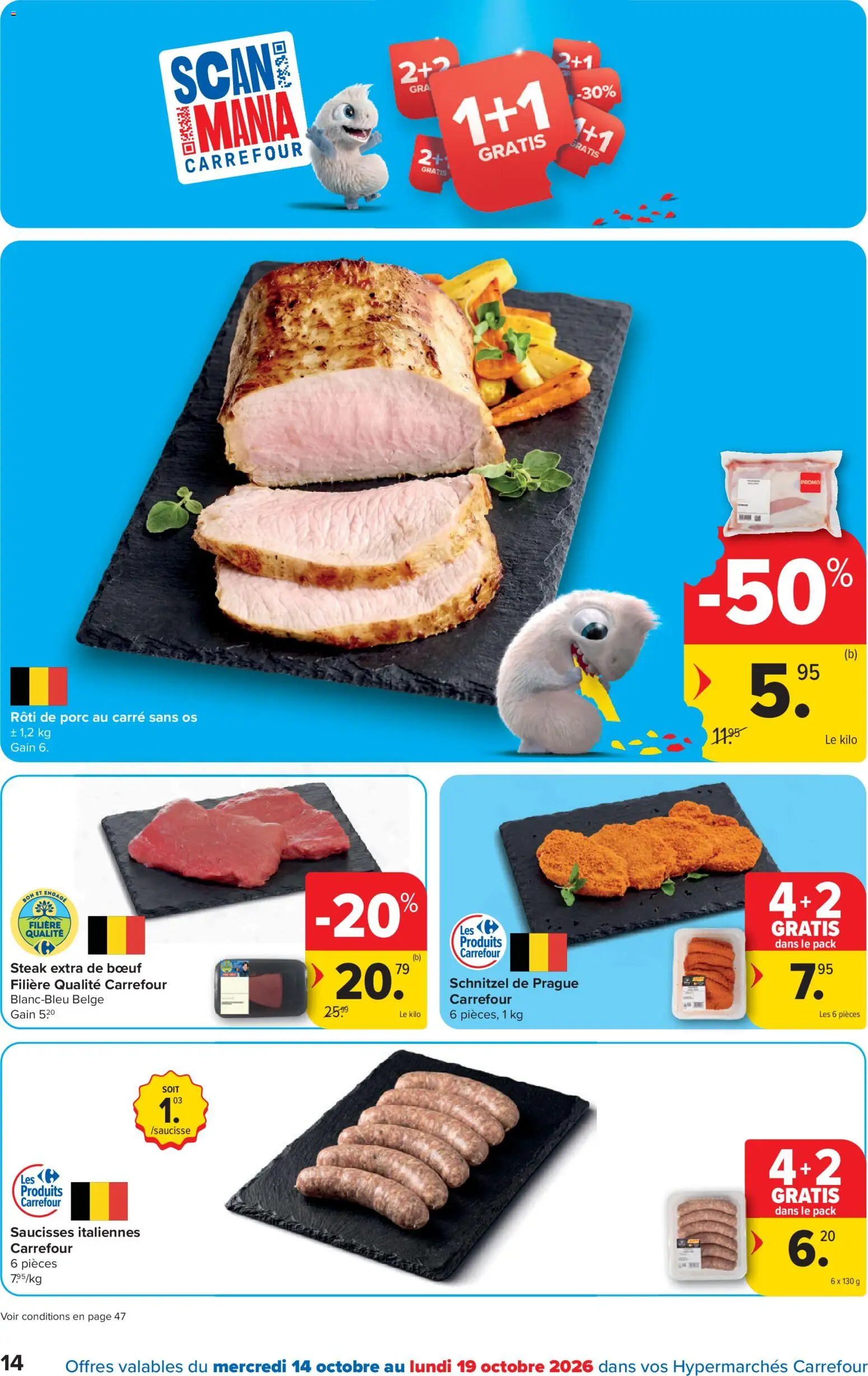 {H1} | Pagina: 14 | Producten: Steak, Schnitzel