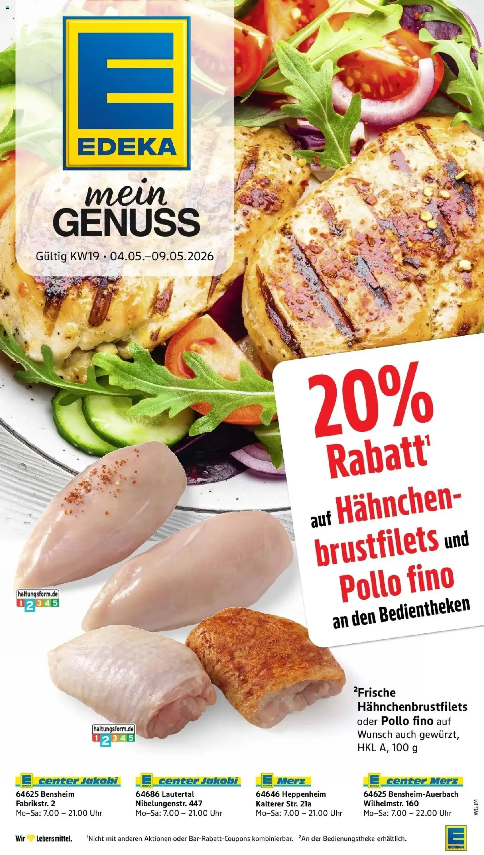 Edeka prospekt Heppenheim	 – gültig ab 04.05.2026 | Seite: 6 | Produkte: Hahnchen, Uhr