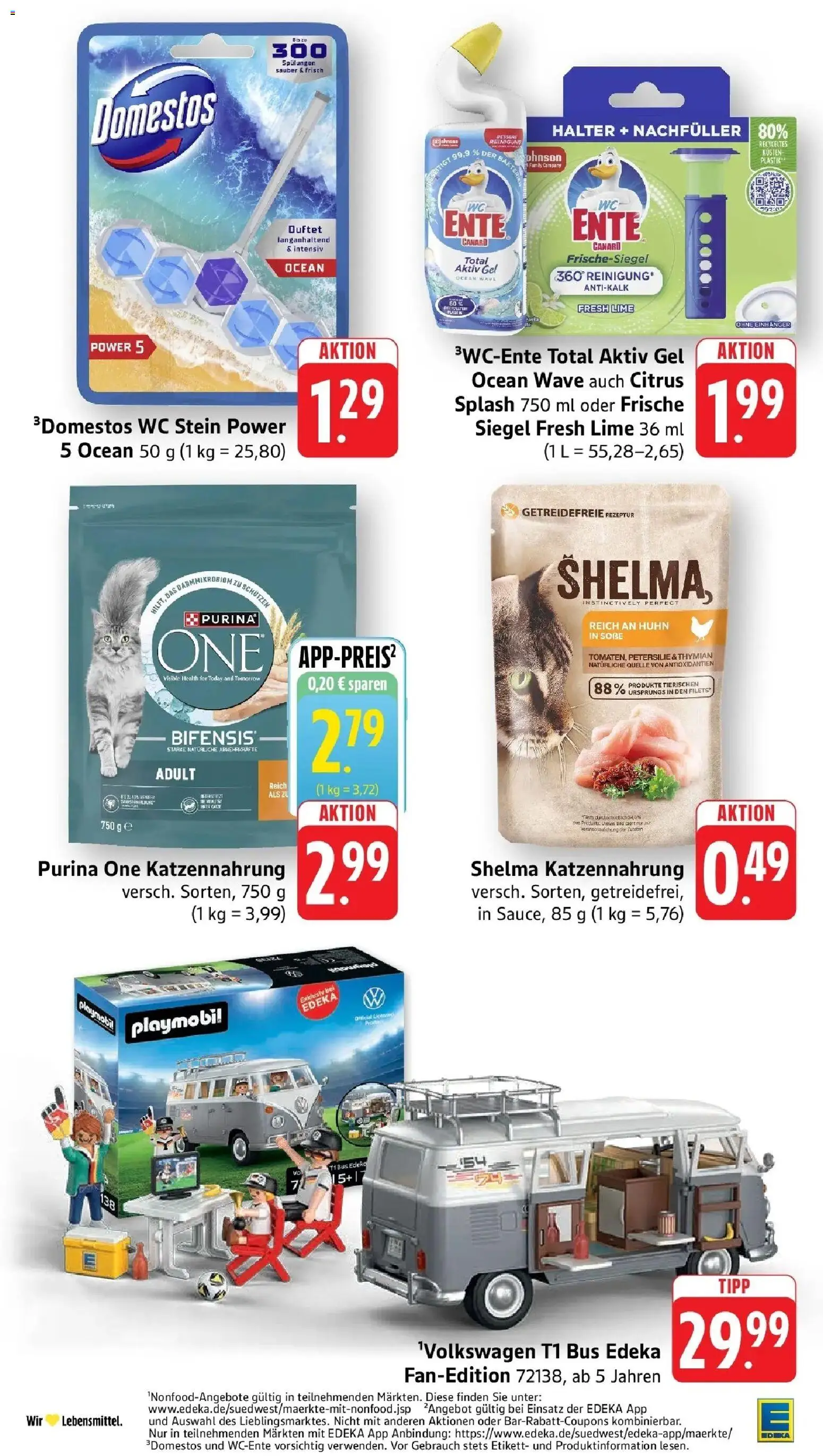 E center Prospekt Biberach – gültig ab 17.05.2026 | Seite: 45 | Produkte: Purina one, Soße, WC Stein, Ente